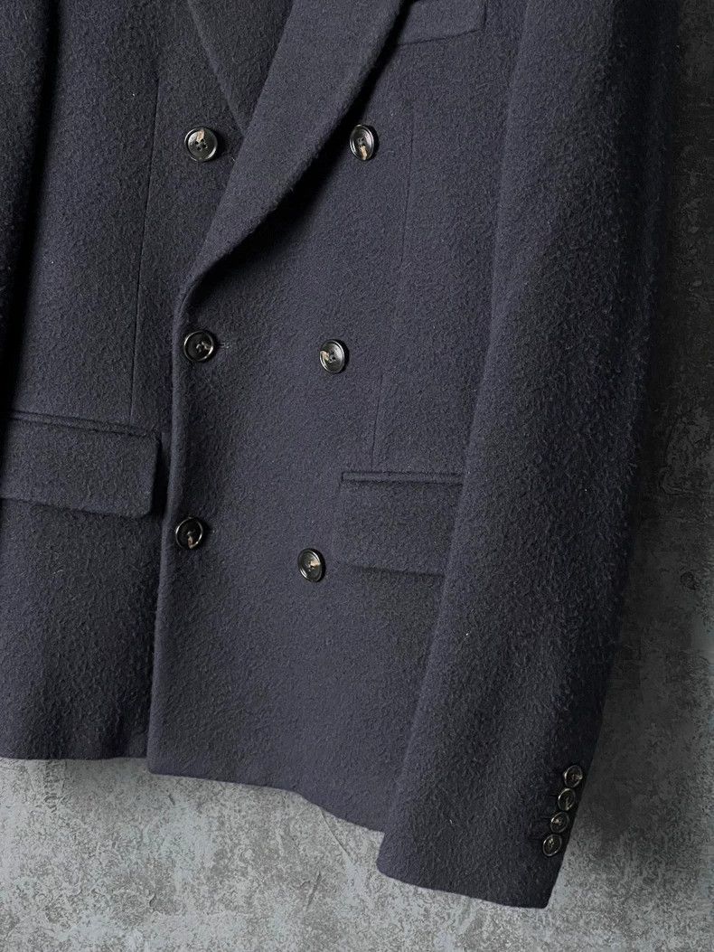 Amiri Amiri Navy Blue Double-breasted Suit Jacket Size 48R - 5 Thumbnail