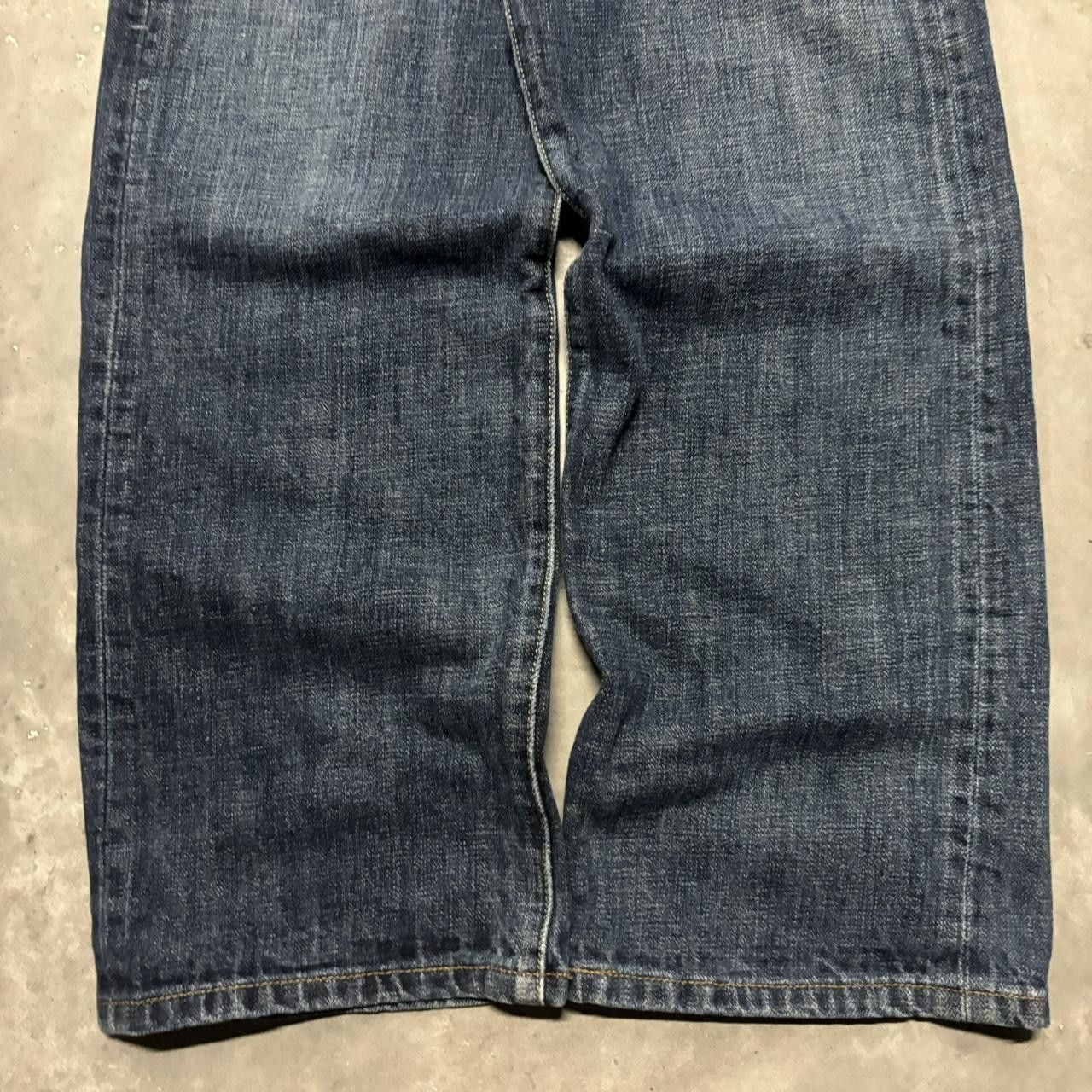 Levi's × Vintage Crazy Vintage Y2K/2000s Grunge Dark Wash Levi’s 501 Denim Jeans! Size US 33 - 6 Thumbnail
