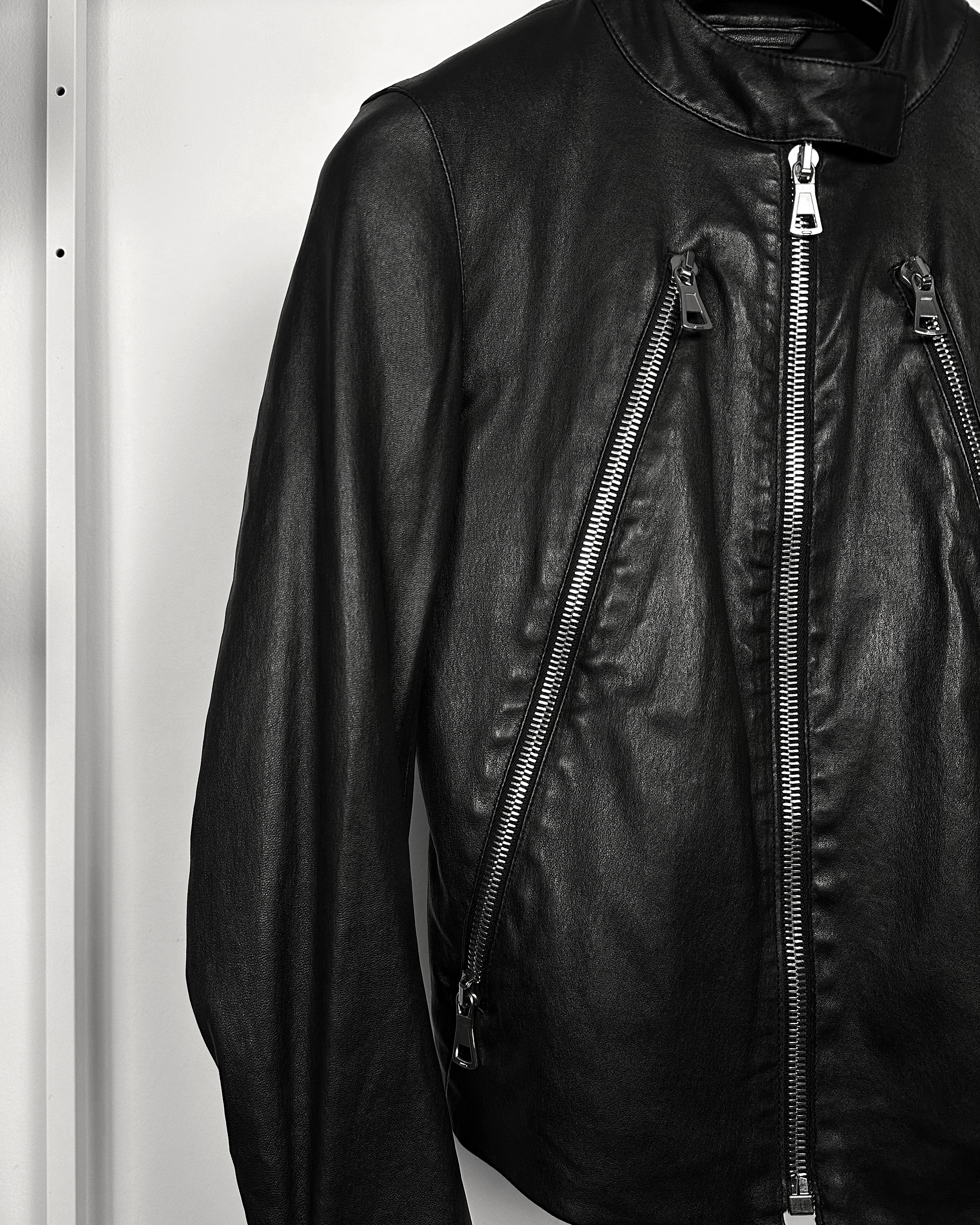 Maison Margiela Maison Margiela 5 Zip Leather Jacket Size US S / EU 44-46 / 1 - 4 Thumbnail