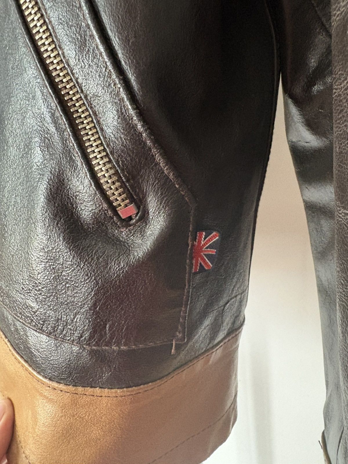 Belstaff × Designer Vintage Belstaff Leather Jacket – Made in England Size US L / EU 52-54 / 3 - 11 Thumbnail