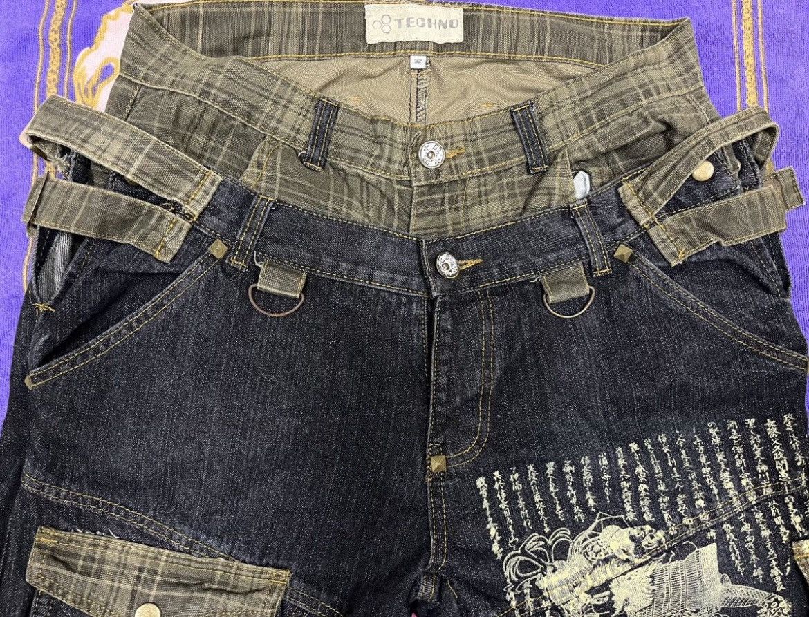 Japanese Brand TECHNO Pants Rare Design Size US 34 / EU 50 - 24 Thumbnail