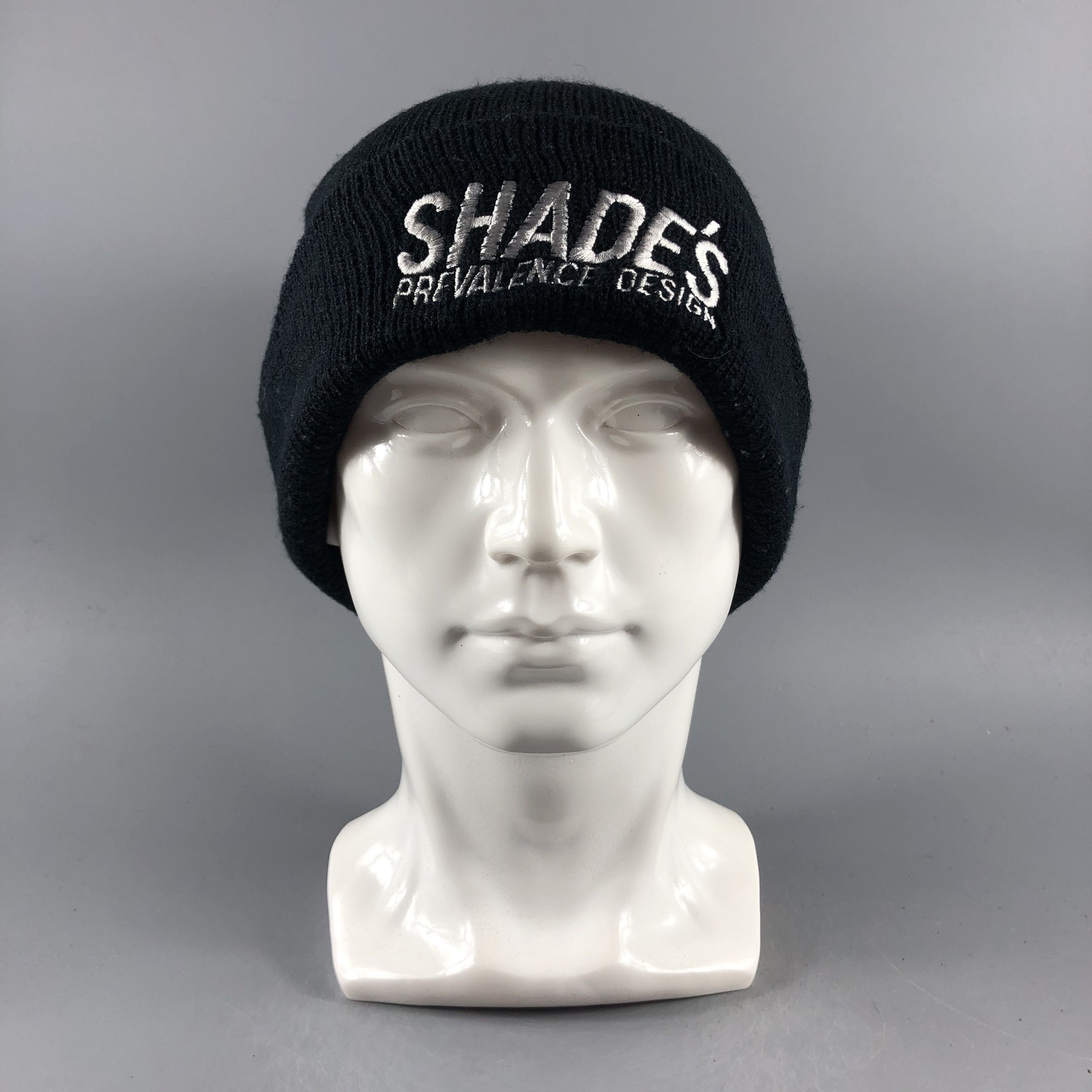 image of Vintage Shades Prevalence Design Beanie Snow Hat Snow Cap -D233 in Black, Men's