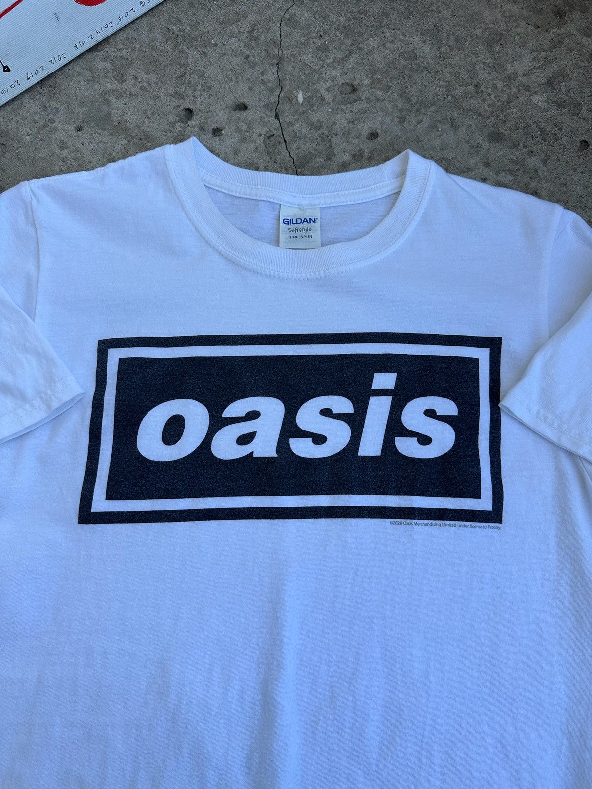 Band Tees Vintage OASIS BOX LOGO BAND BRITPOP T-shirt Size US S / EU 44-46 / 1 - 1 Thumbnail