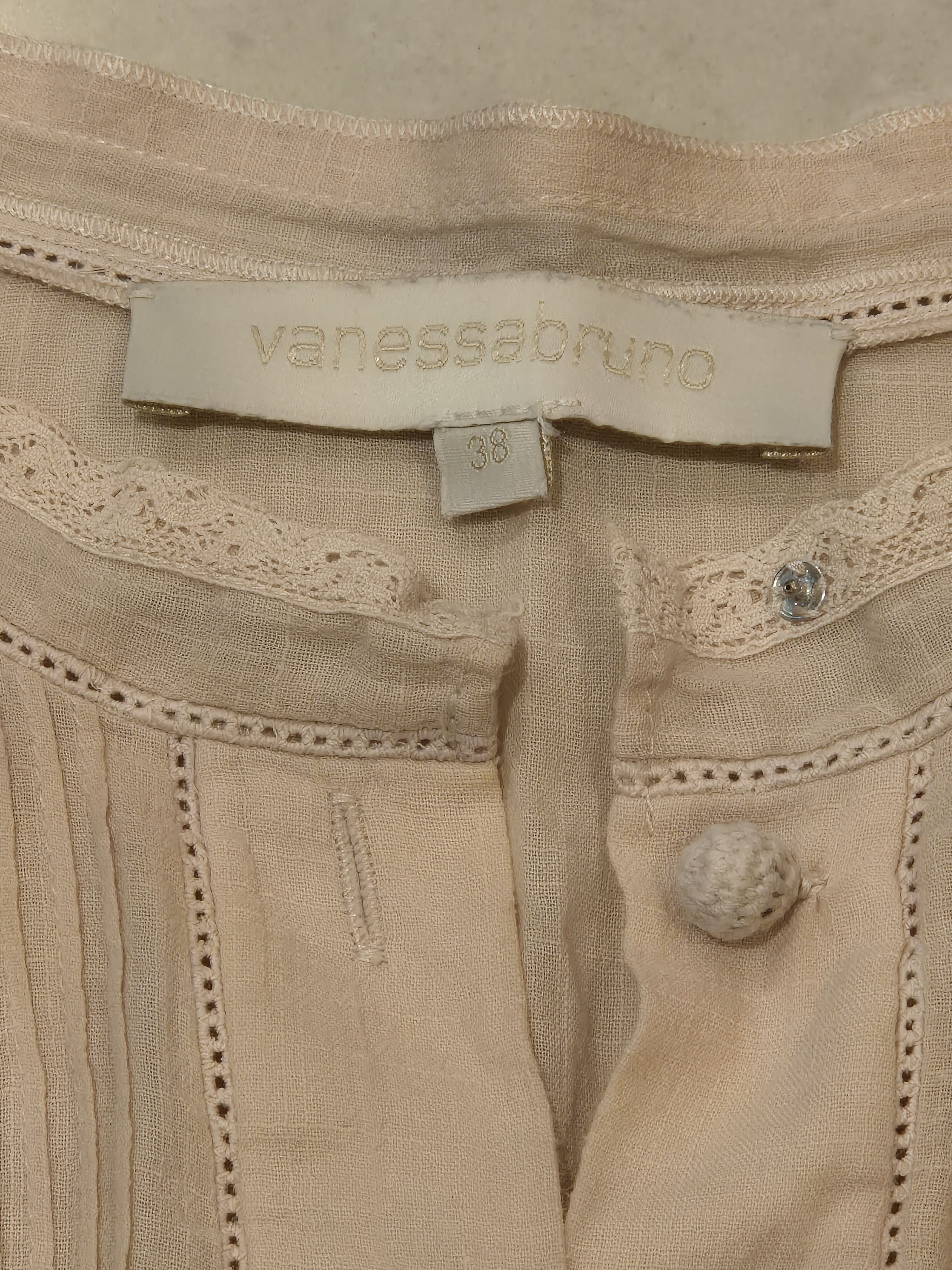 Vanessa Bruno Vanessa Bruno blush broderie anglaise top Size S / US 4 / IT 40 - 4 Thumbnail