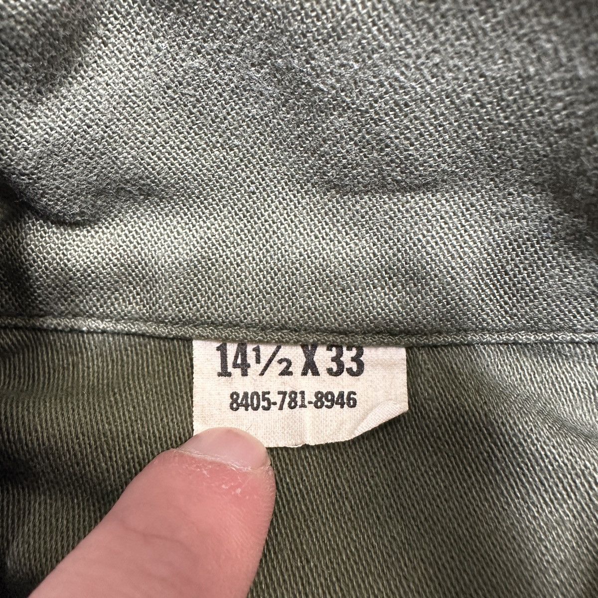 Vintage Vintage Vietnam era military shirt Size US M / EU 48-50 / 2 - 4 Thumbnail