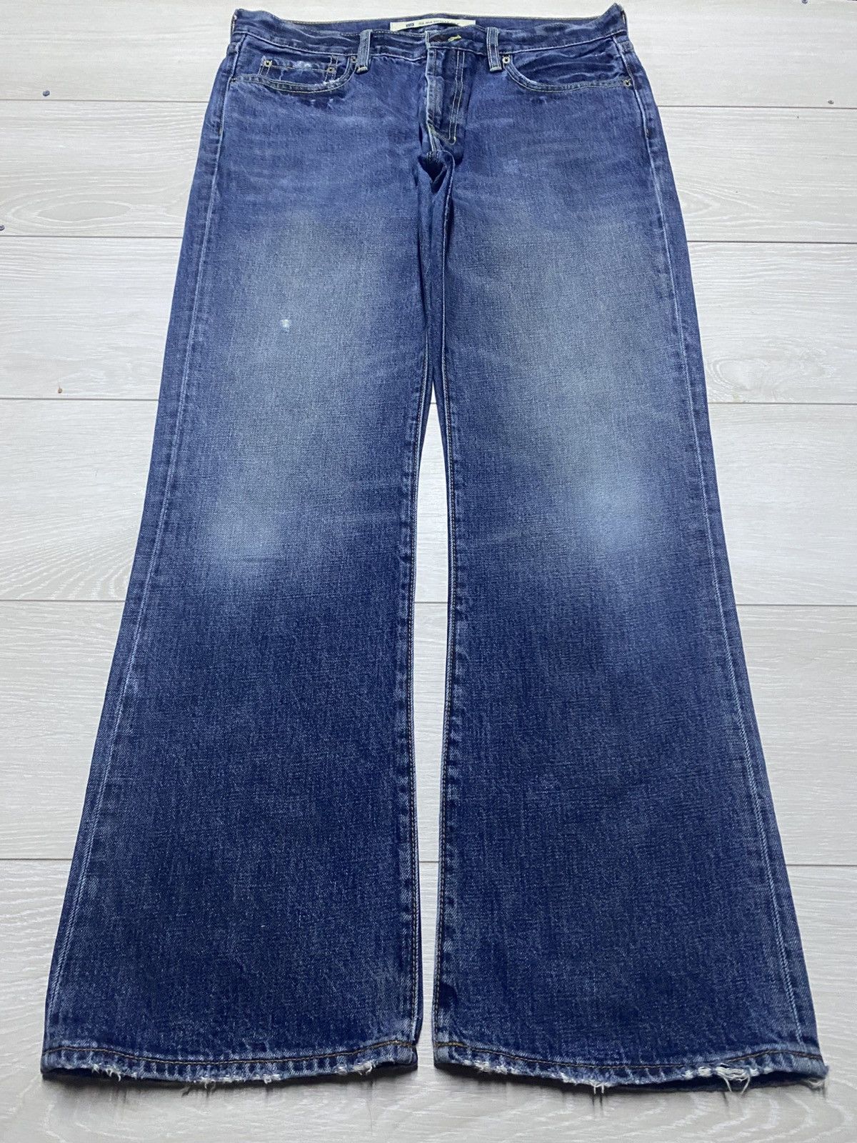 Dapper Dan × Gap Vintage Gap Denim Faded Wash Flare Bootcut Jeans Size US 34 / EU 50 - 1 Thumbnail