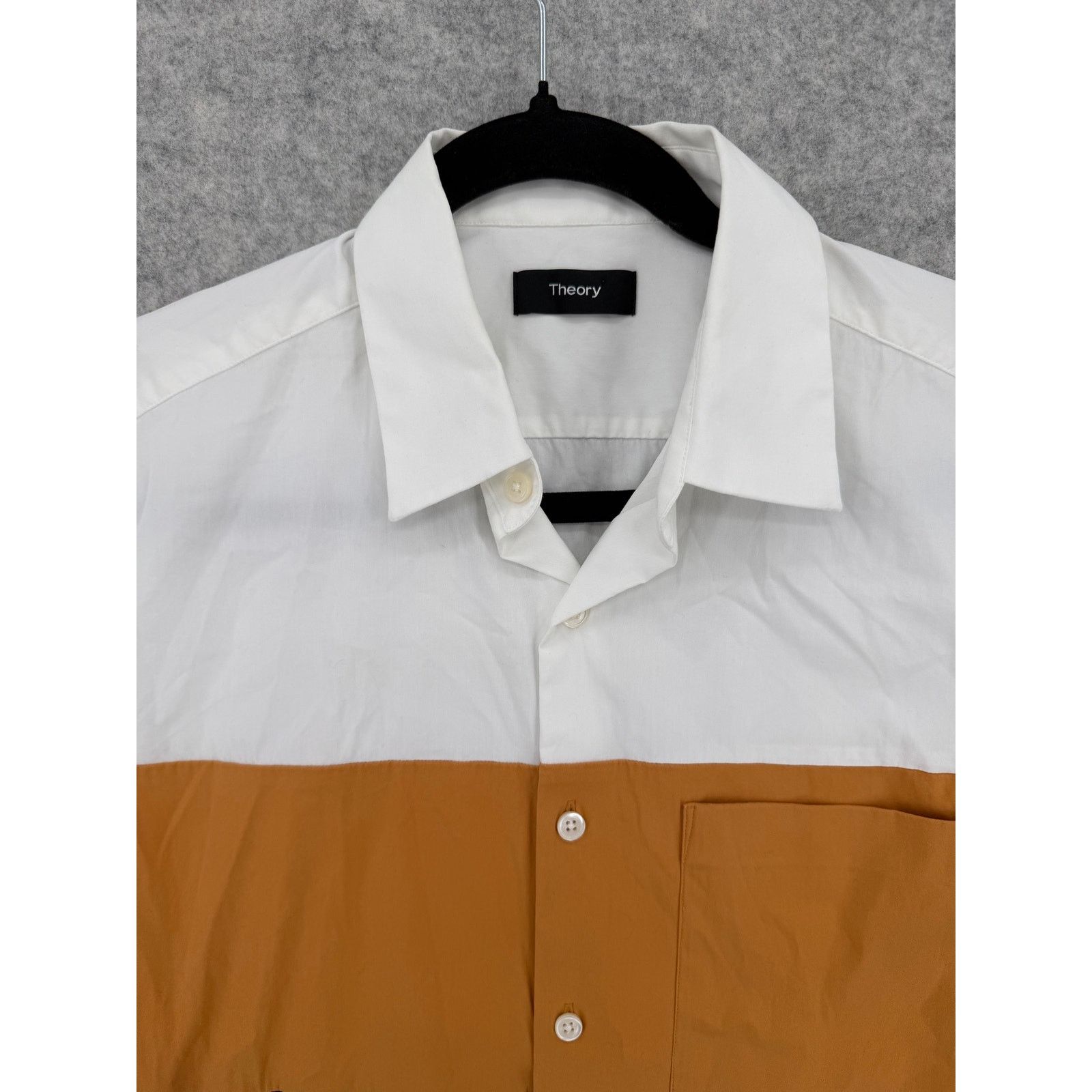 Theory Theory Men's Fairfax Stretch Short Sleeve Button Down Shirt Size US XS / EU 42 / 0 - 2 Thumbnail