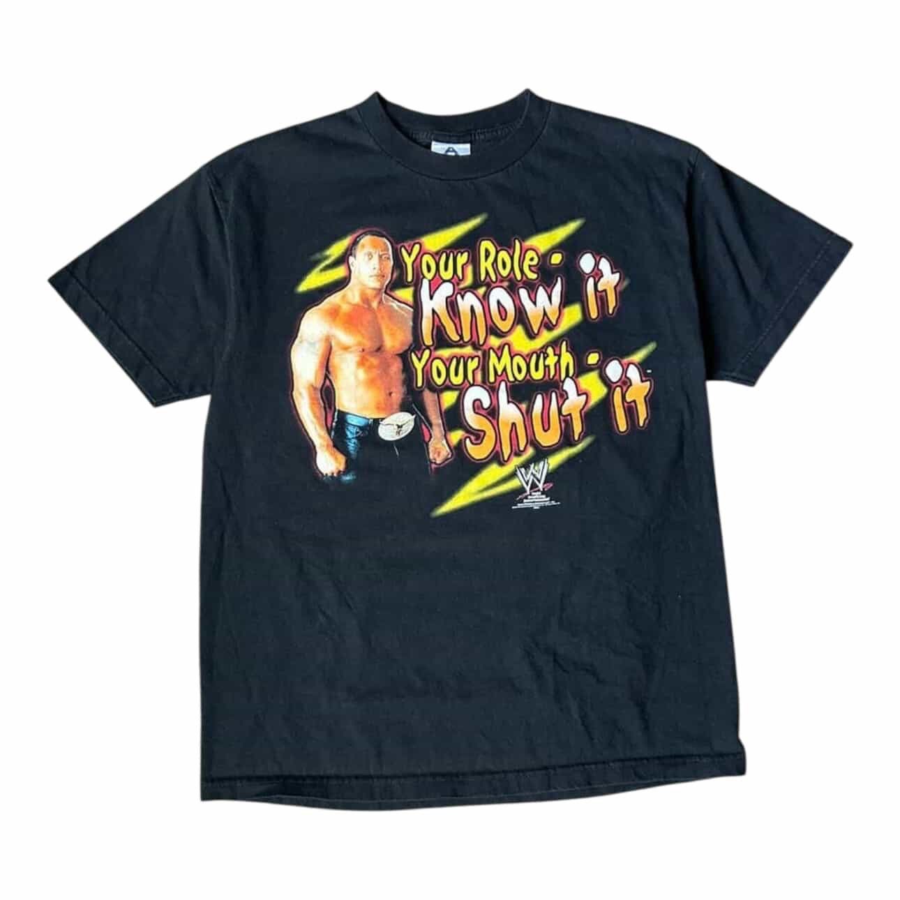 Vintage 2002 “Your Role, Know it” The Rock Tee shirt Size US L / EU 52-54 / 3 - 1 Thumbnail