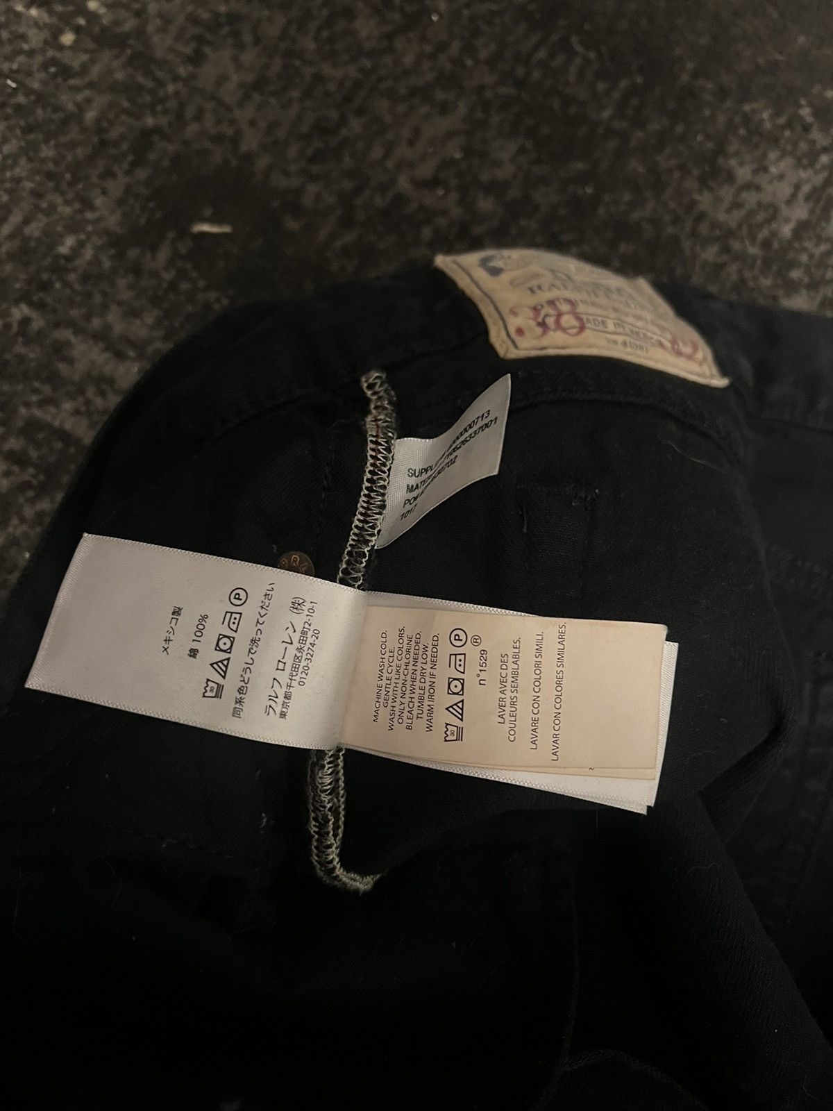Polo Ralph Lauren Black Polo Ralph Lauren jeans. 9/10 great condition. Size US 38 / EU 54 - 5 Thumbnail