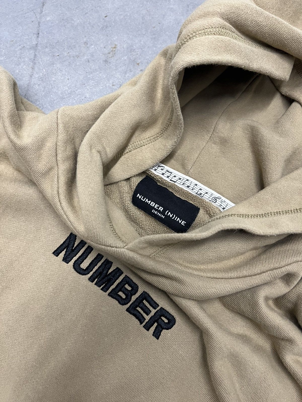 Japanese Brand Number Nine Embroidered Logo Hoodie Size US L / EU 52-54 / 3 - 2 Thumbnail
