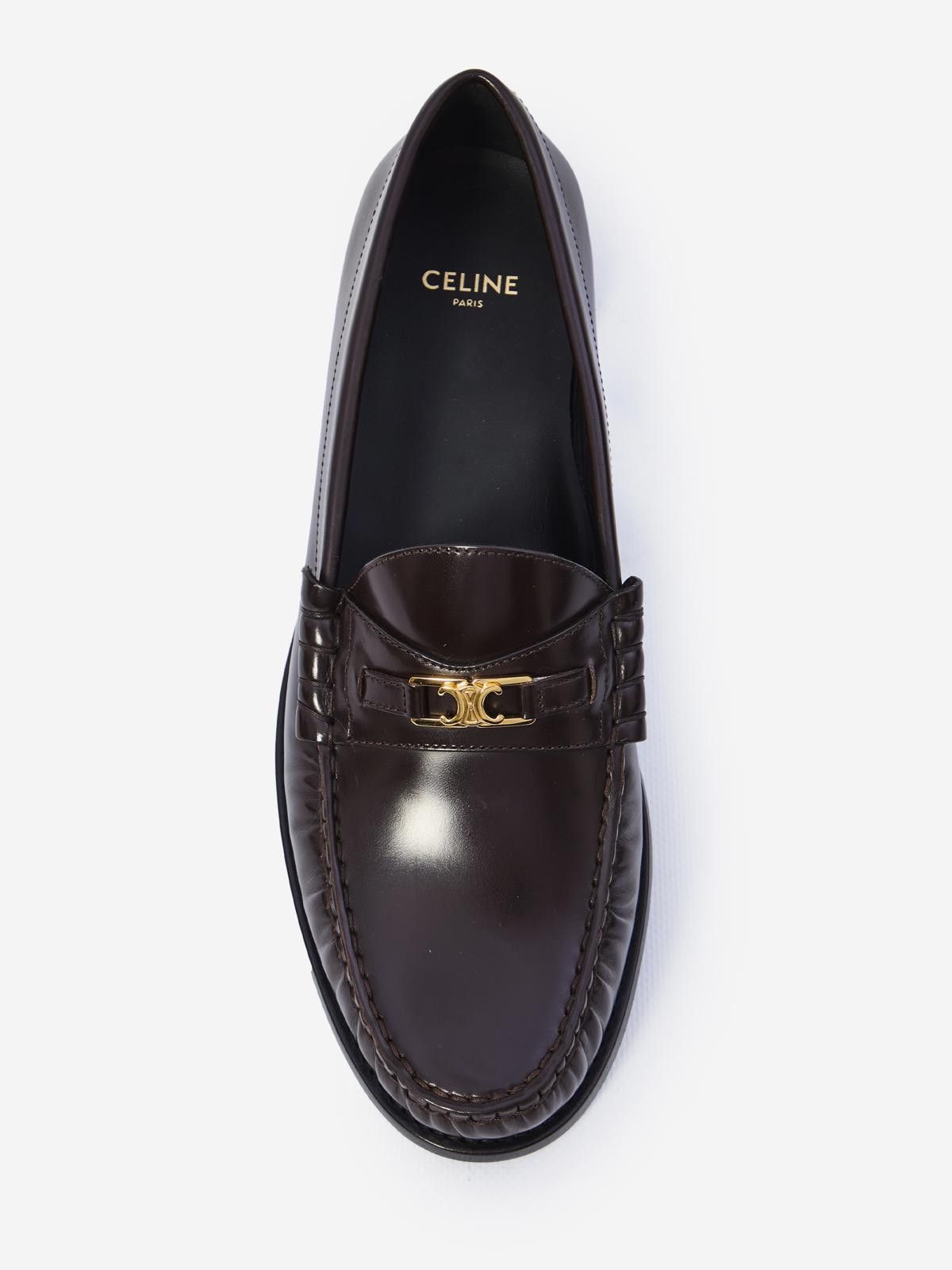 Celine CELINE LUCO LOAFER IN POLISHED BULLSKIN SIZE 37 Size ONE SIZE - 4 Thumbnail