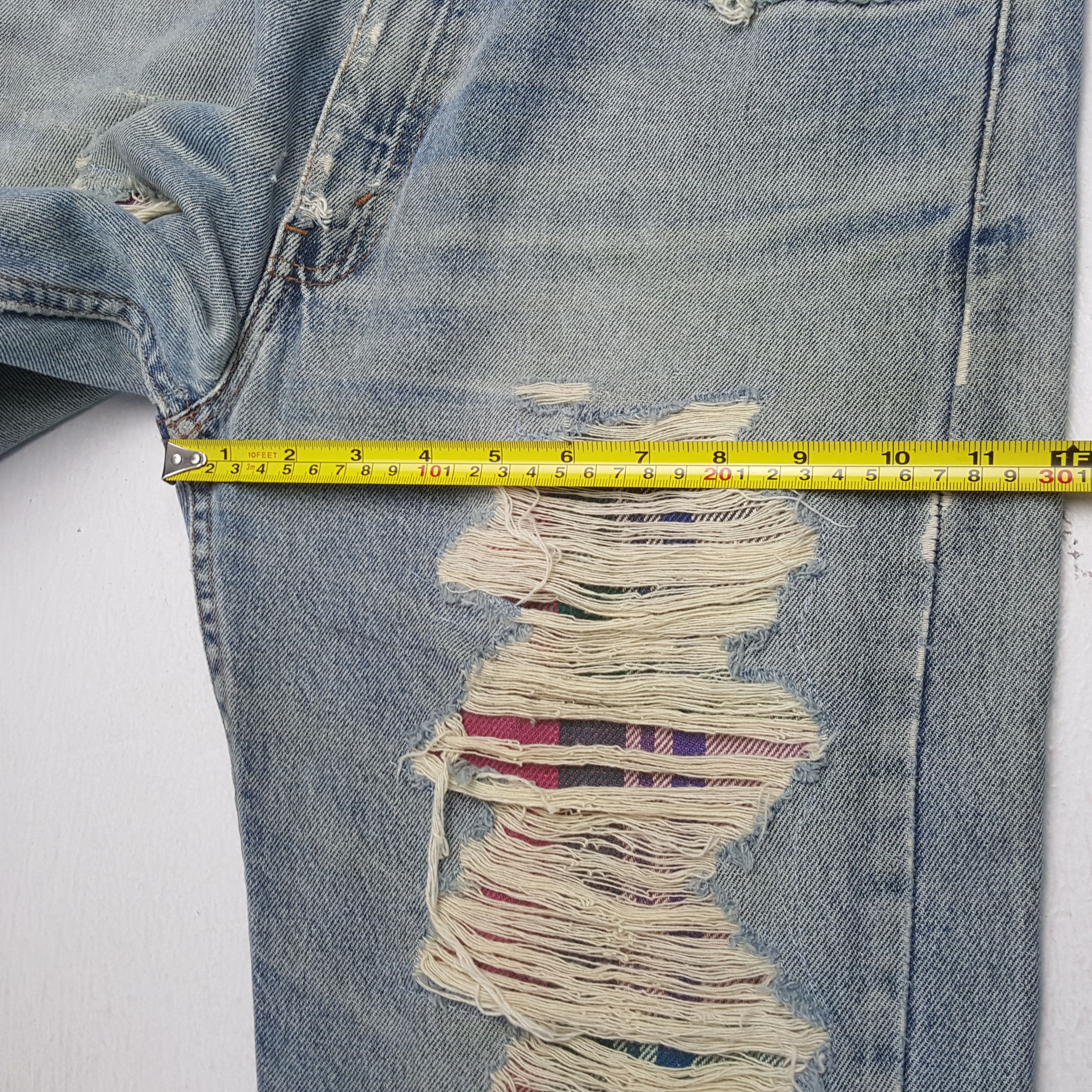 Levi's × Vintage LEVI'S Streetwear Rock Punk Style Distressed Jeans c228n19 Size US 32 / EU 48 - 9 Thumbnail