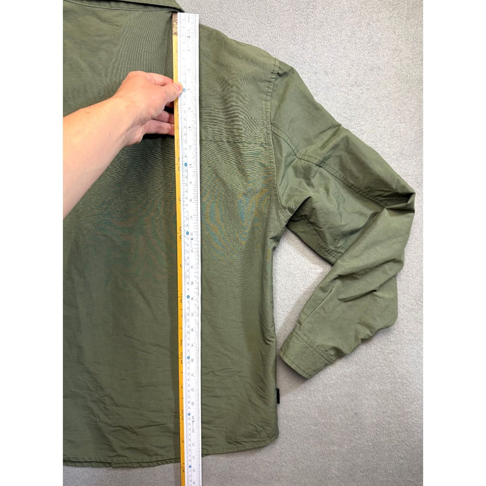Vintage Woolrich Overshirt Jacket Mens S Green Military Style Snap Buttons Shirt Size US S / EU 44-46 / 1 - 3 Thumbnail