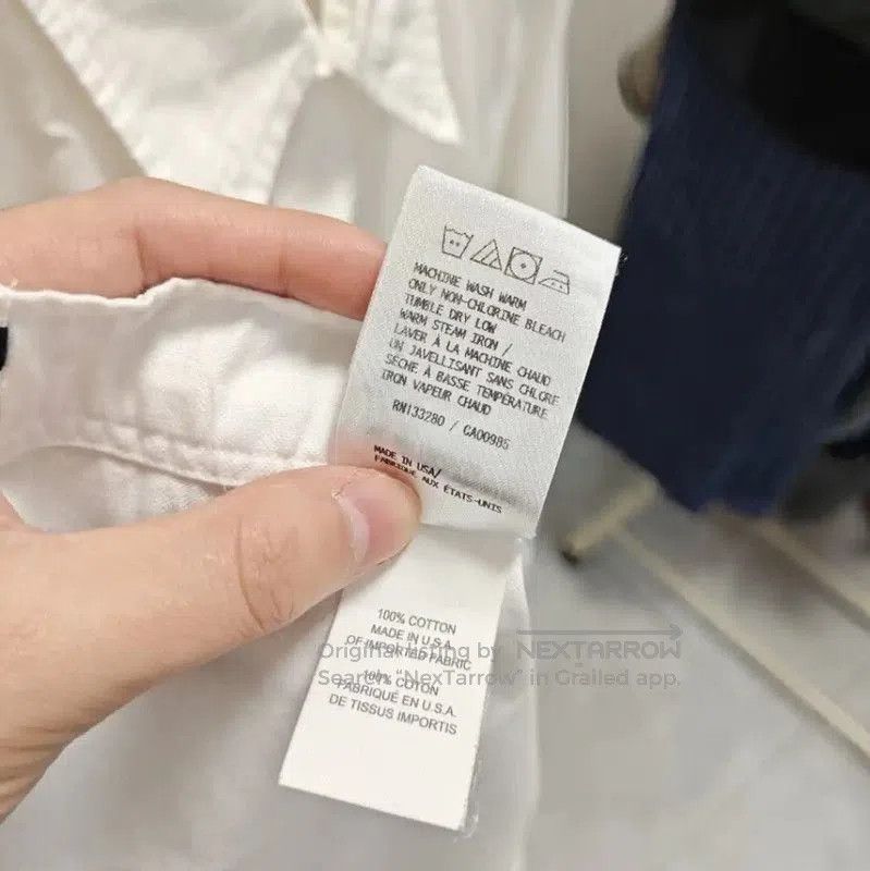 Thom Browne Thom Browne Men's Long Sleeve White Shirt . Size US L / EU 52-54 / 3 - 6 Thumbnail