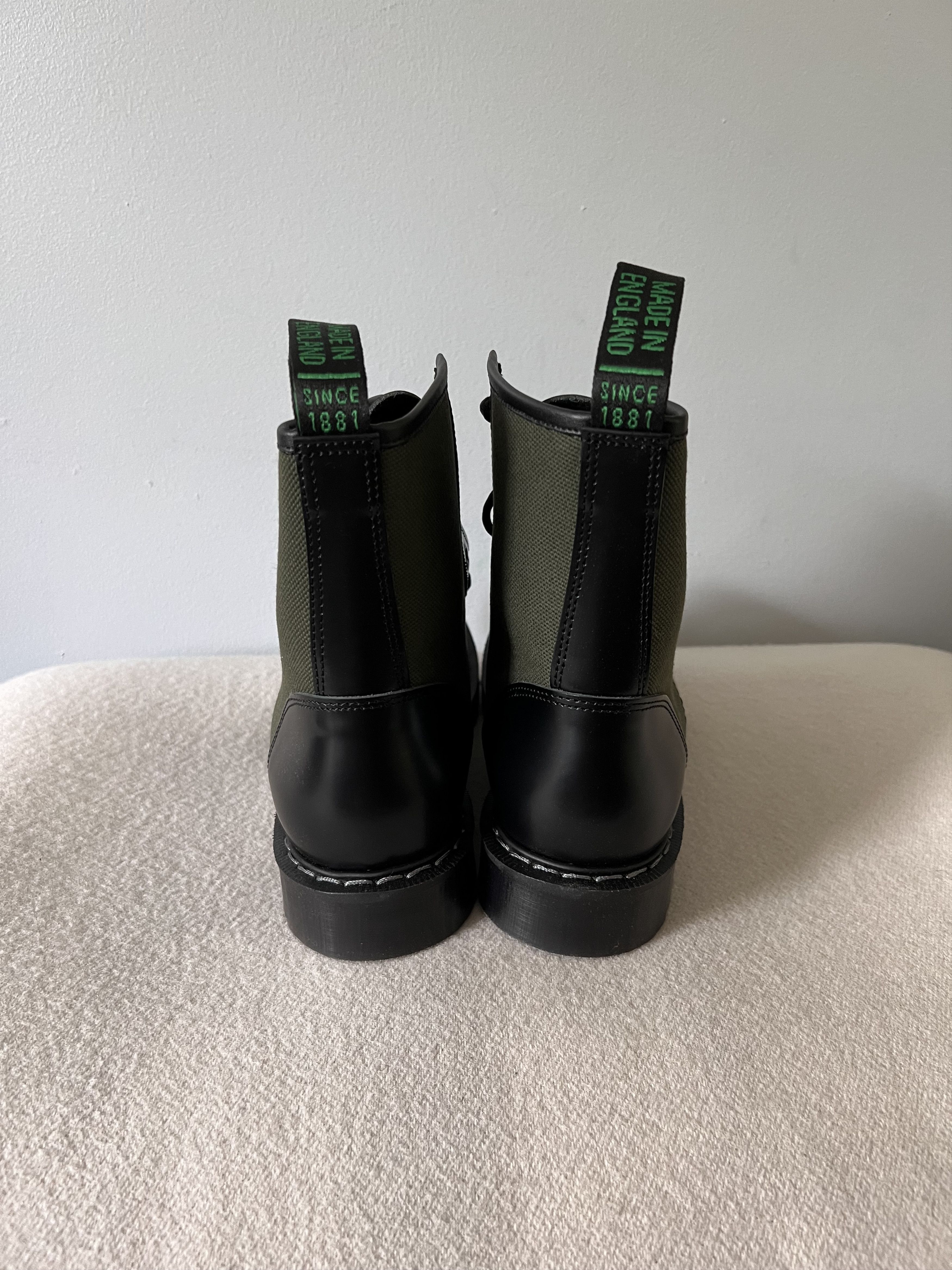 Noah × Solovair Noah Solovair Jungle Boots in Olive Black Leather Size US 8 / EU 41 - 5 Thumbnail