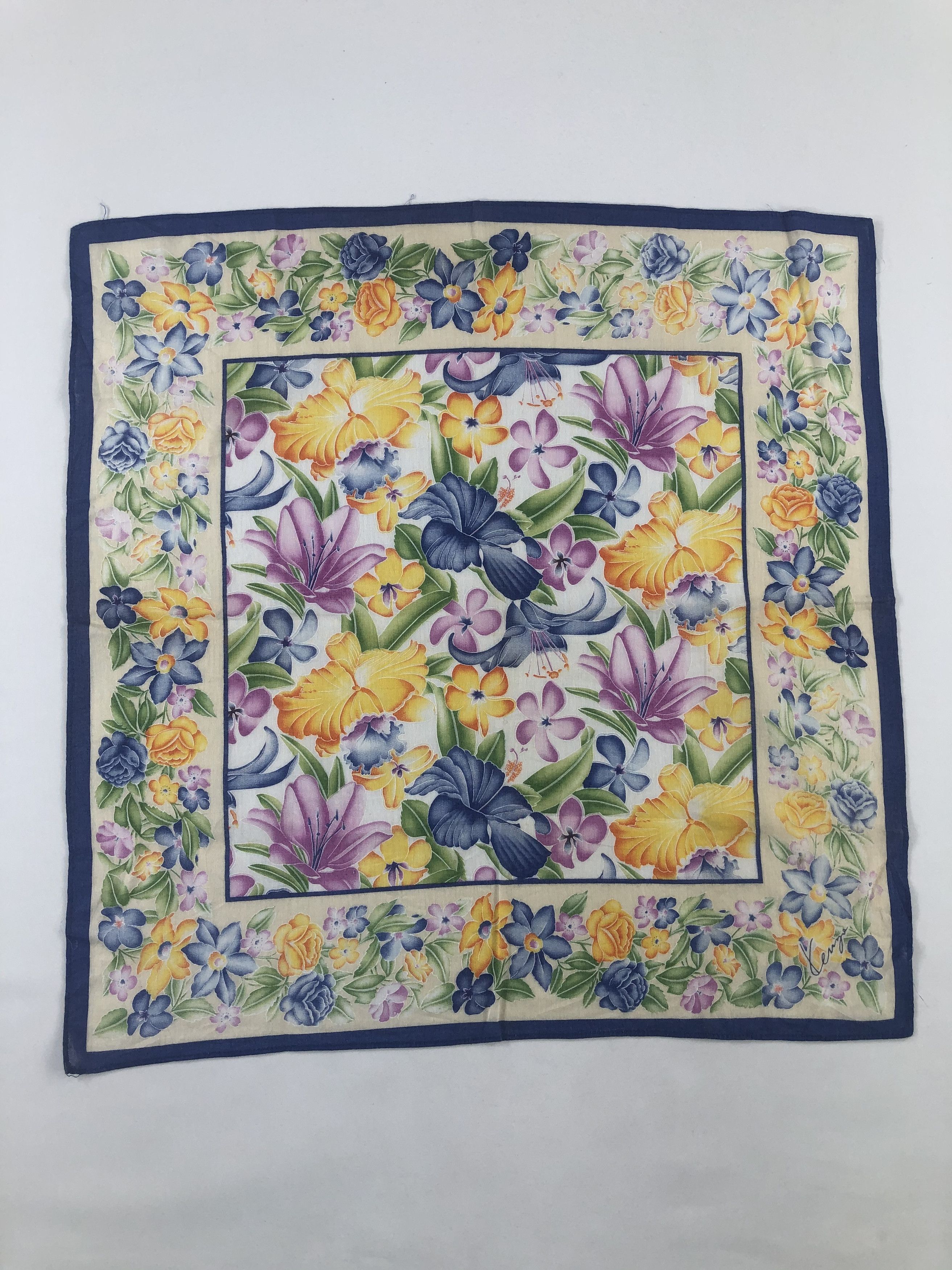 Kenzo × Vintage Kenzo Handkerchief / Bandana / Neckerchief / Headscarf Size ONE SIZE - 1 Thumbnail