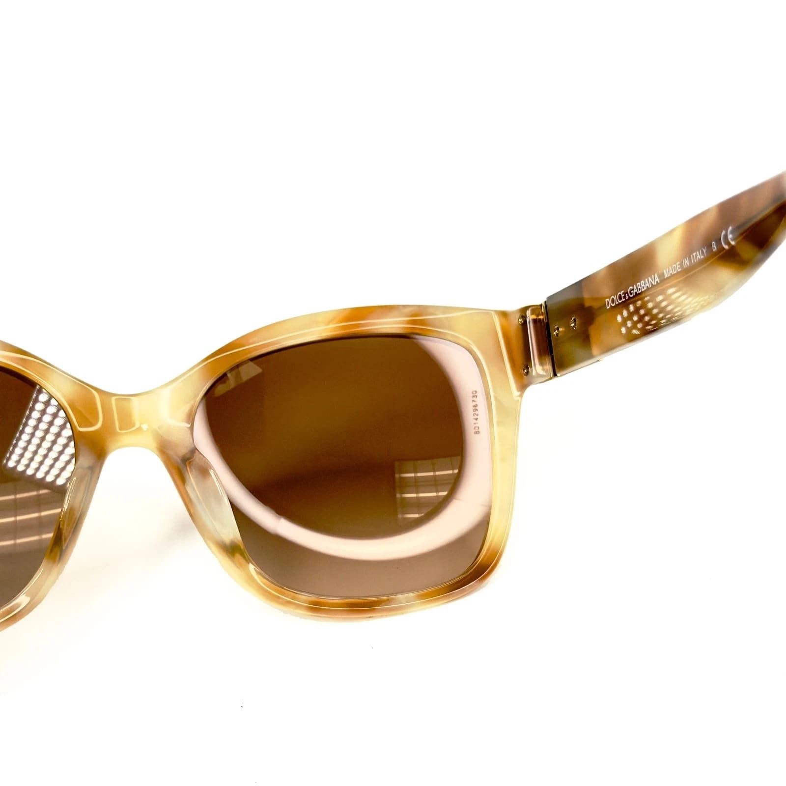 Dolce & Gabbana DOLCE & GABBANA DG4309 4309 Pearl Brown Gradient Sunglasses Size ONE SIZE - 3 Thumbnail