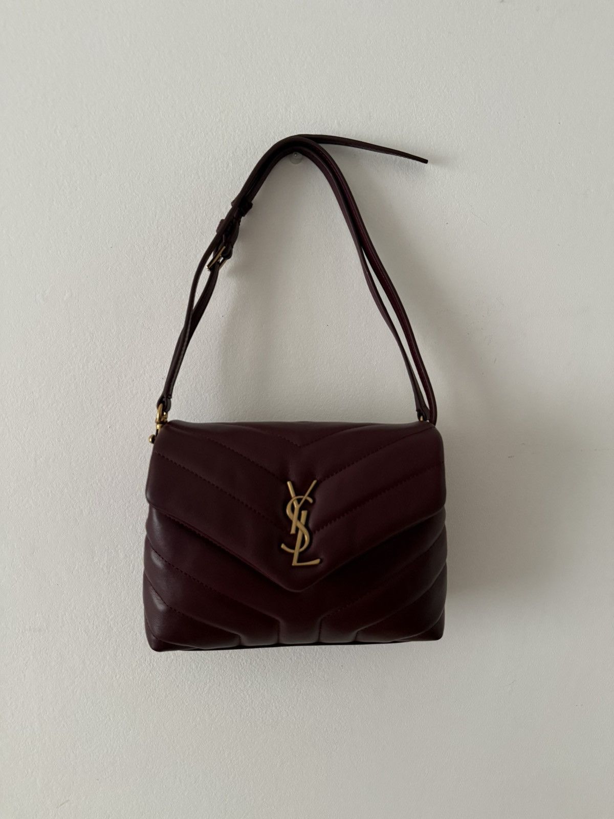 Yves Saint Laurent Saint Laurent Bordeaux Loulou Toy Crossbody Bag Size ONE SIZE - 1 Thumbnail