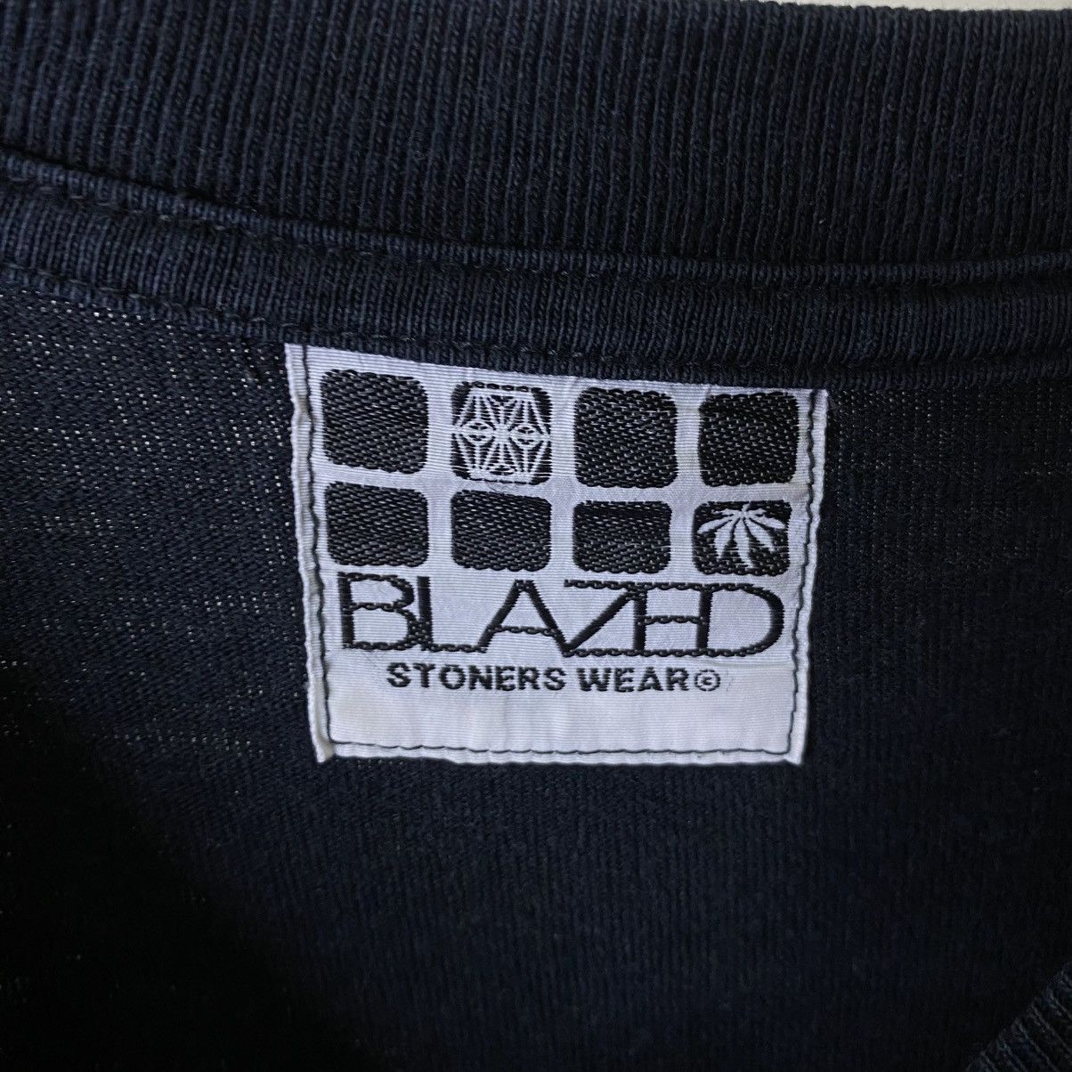 Vintage Y2K Blazed Stoners Wear Ganja Rocks Parody Kiss Band T Shirt Size US L / EU 52-54 / 3 - 4 Thumbnail