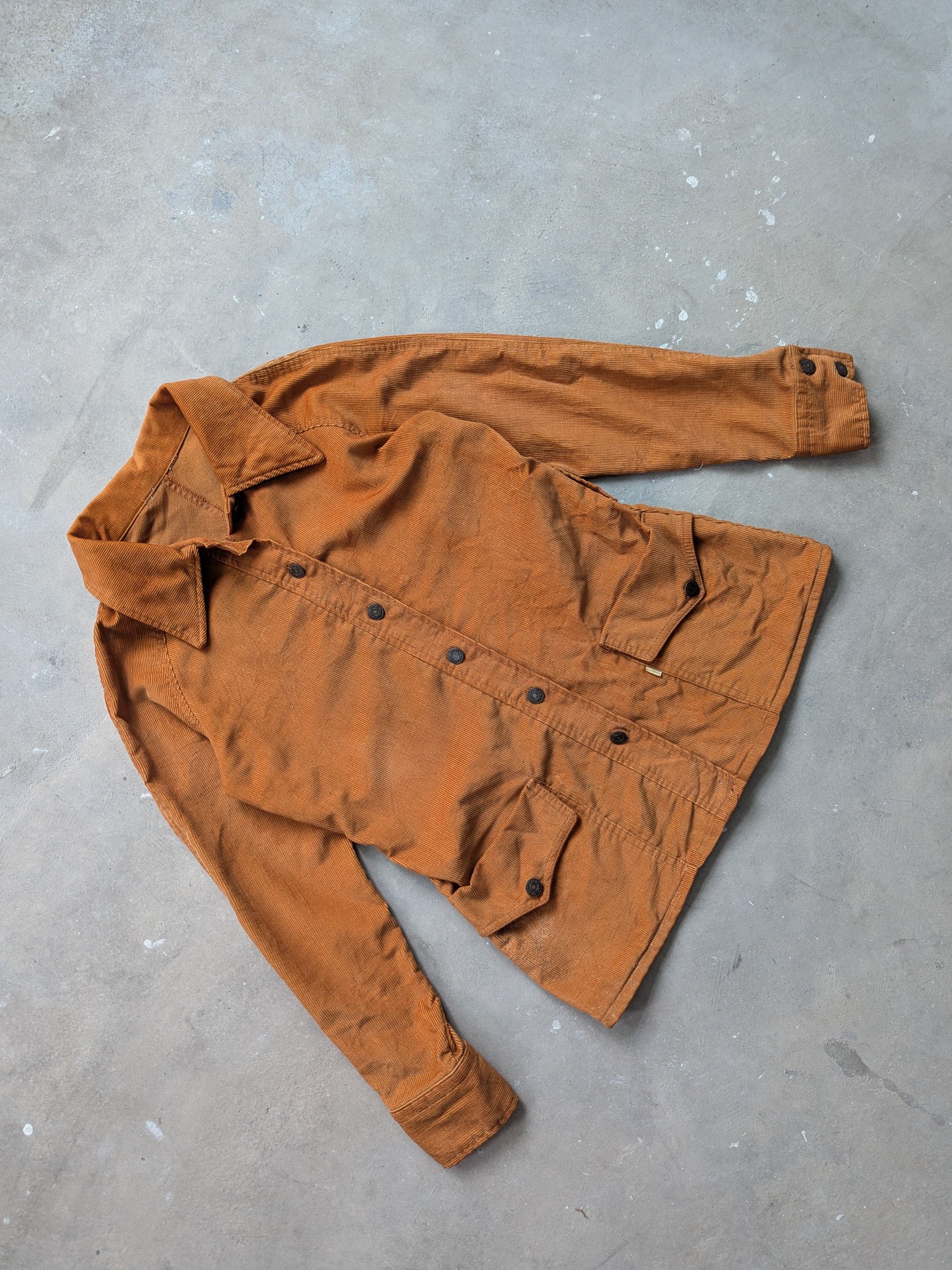 Levi's × Levi's Vintage Clothing × Vintage Vintage 80s Levis Corduroy Long Sleeve Button Up Size M / US 6-8 / IT 42-44 - 3 Thumbnail