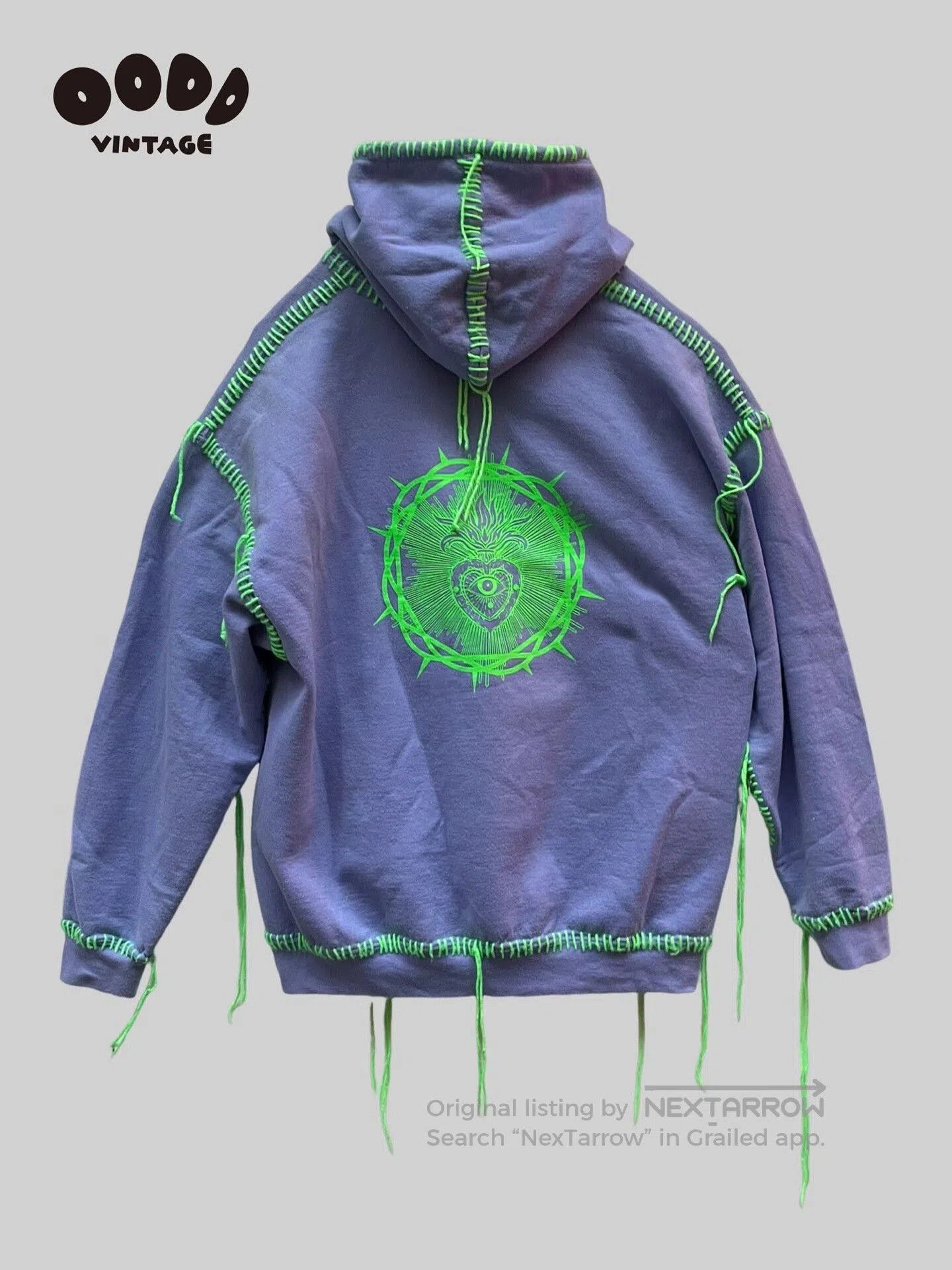 Japanese Brand TEIN Clothing Embroidered Hoodie. Size US M / EU 48-50 / 2 - 2 Thumbnail