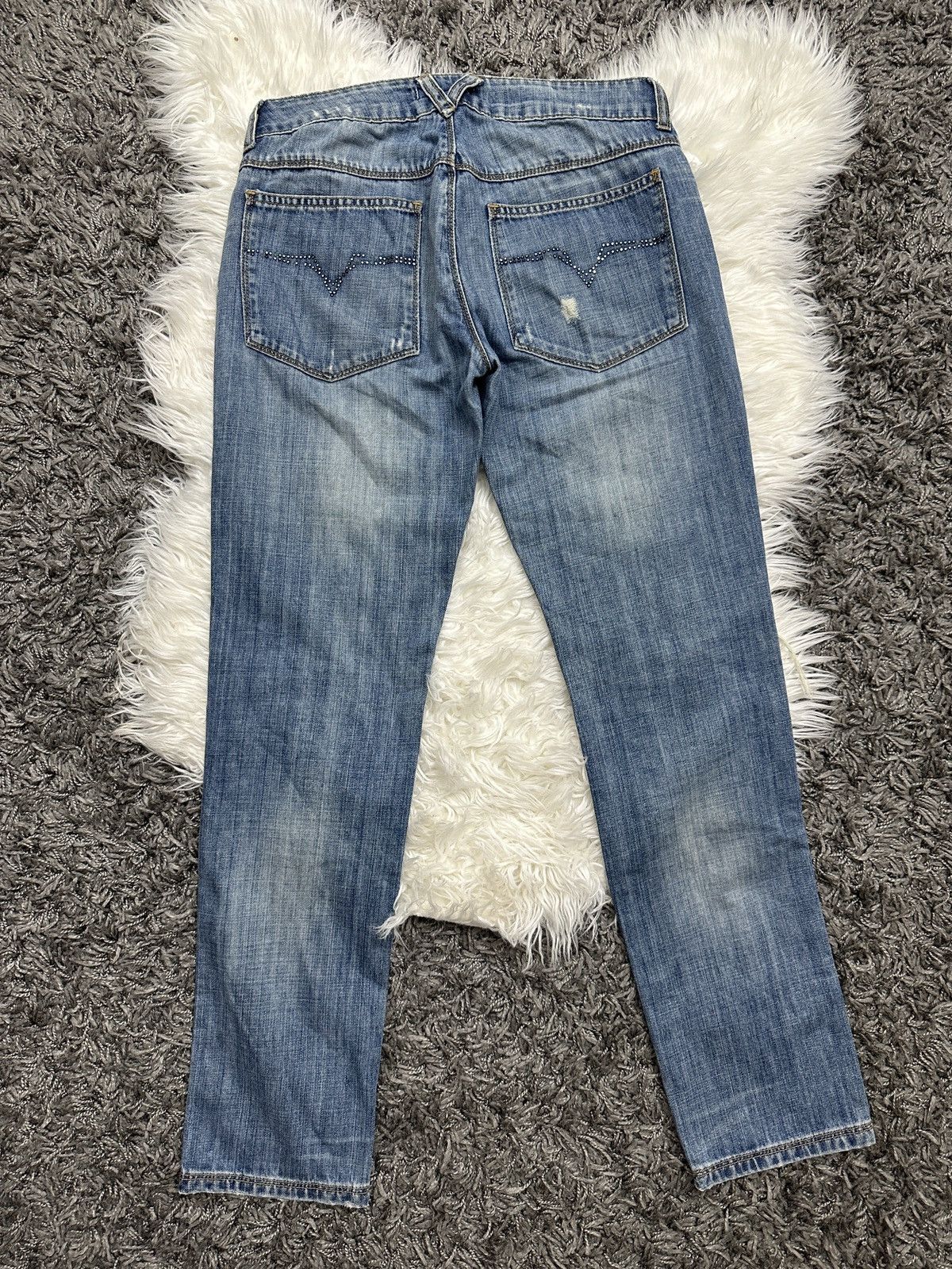 Versace Versace luxury vintage pants jeans Size 25" / US 0 / IT 36 - 14 Thumbnail