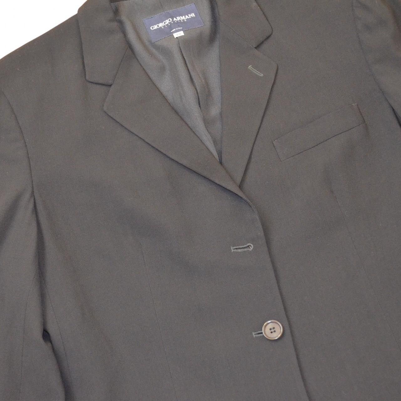 Giorgio Armani Giorgio Armani Classico women's black wool blazer 48 = 38 US Size 38R - 6 Thumbnail