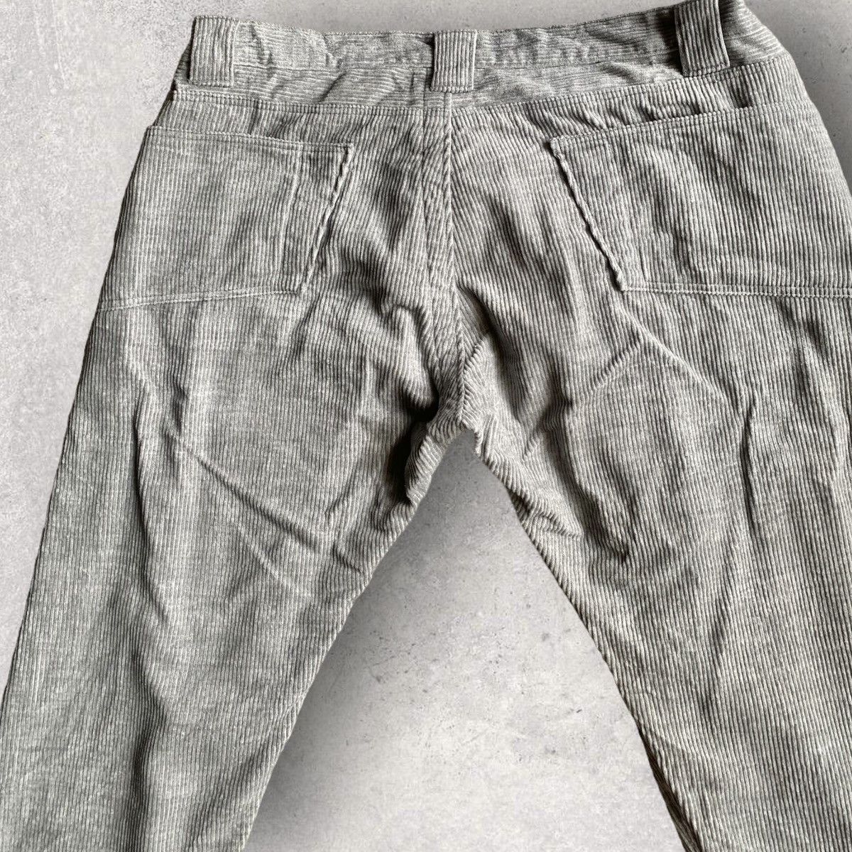 ANREALAGE Anrealage Wrap Grey Corduroy Pants Size US 32 / EU 48 - 5 Thumbnail