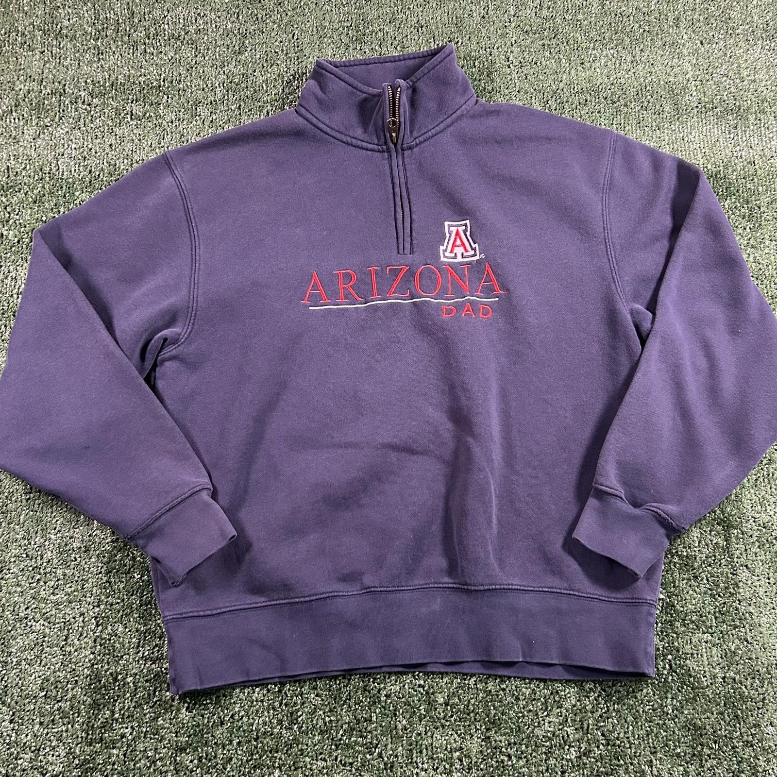 Jansport Jansport navy blue Quarter-Zip U of Arizona. Size L Size US L / EU 52-54 / 3 - 1 Thumbnail