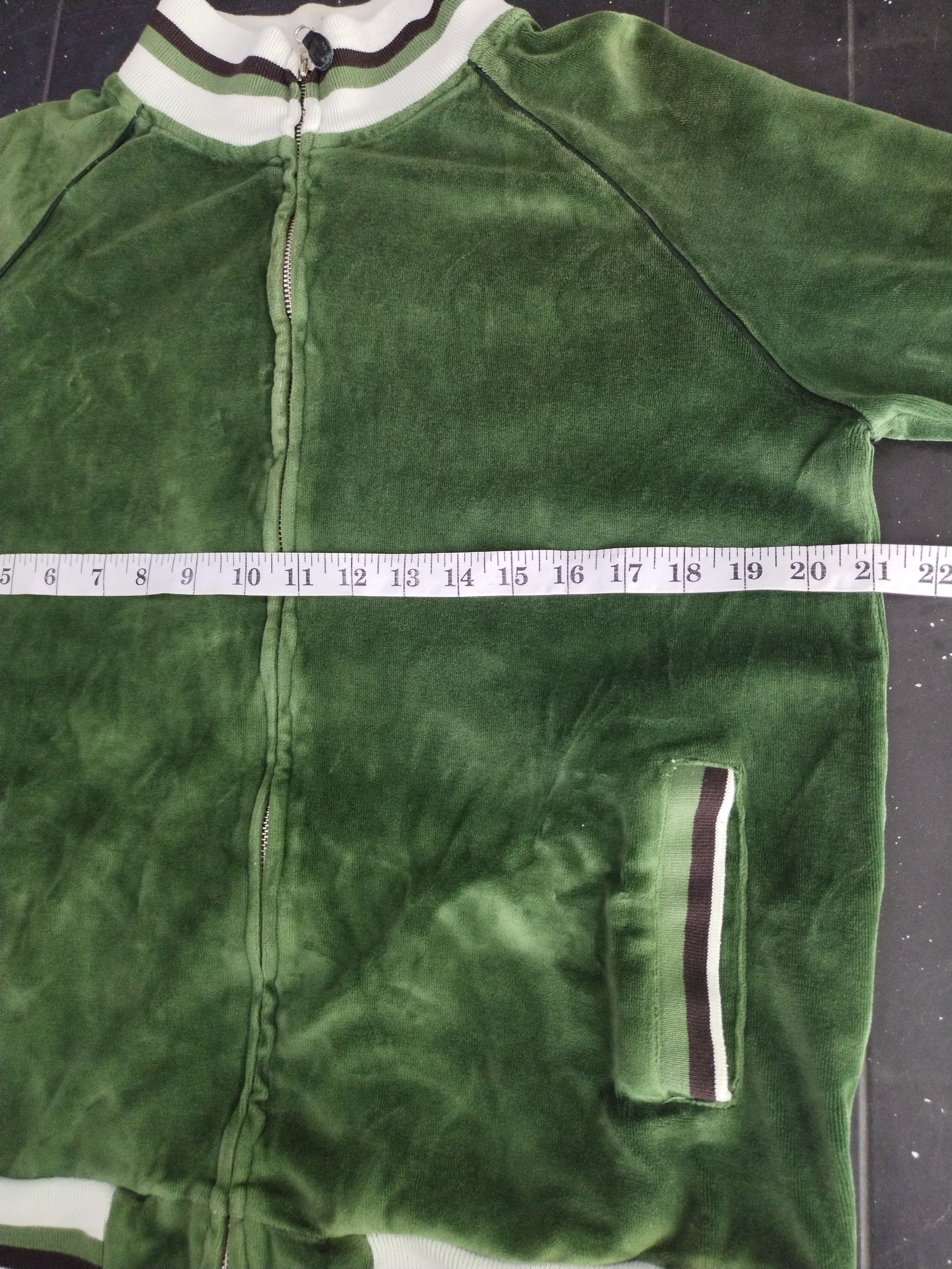 Blue Blue Japan Vintage Green Corduroy Zipper Gaijin Made Sweater Size US M / EU 48-50 / 2 - 7 Thumbnail