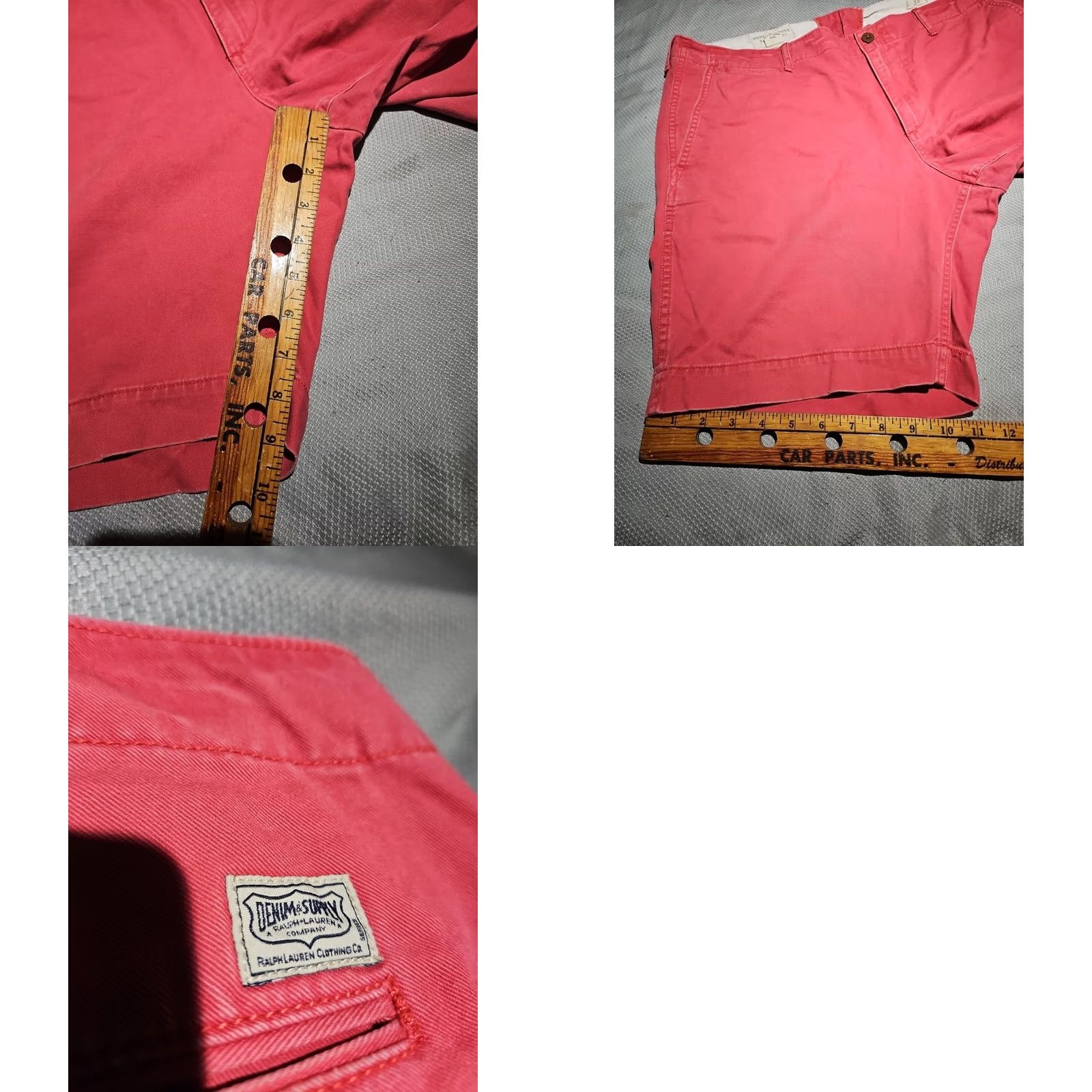 Vintage VINTAGE Denim & Supply Ralph Lauren Shorts Mens 38 Pink Casual 9" Inseam Chino Size US 38 / EU 54 - 9 Thumbnail