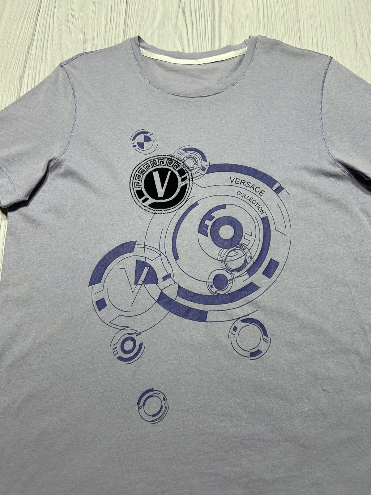 Vintage Vintage Versace Collection Logo T-Shirt Size Xl Size US XL / EU 56 / 4 - 4 Thumbnail