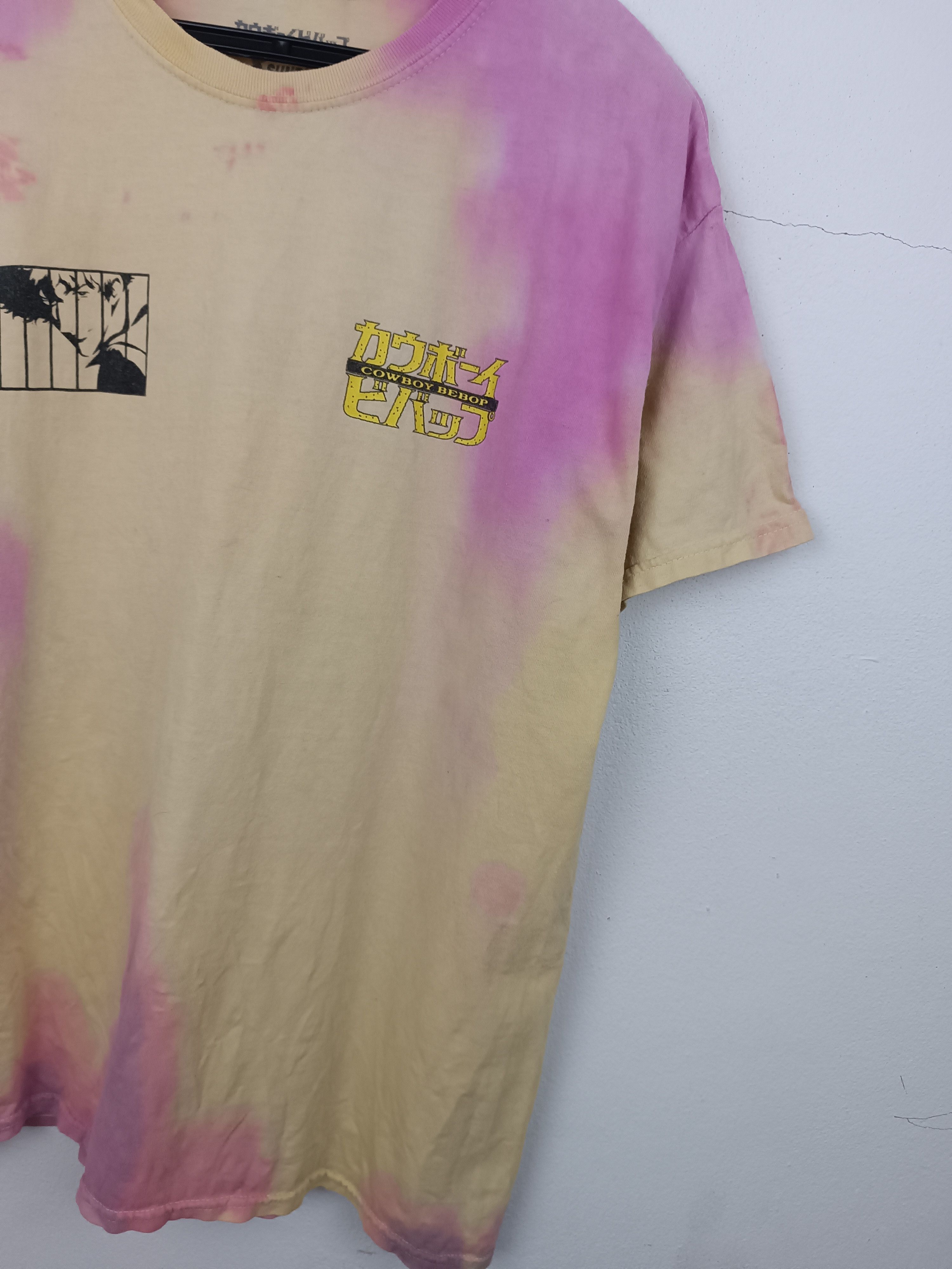 Anime VINTAGE COWBOY BEBOP TIE DYE ANIME TEE akira ghost in shell Size US M / EU 48-50 / 2 - 13 Thumbnail