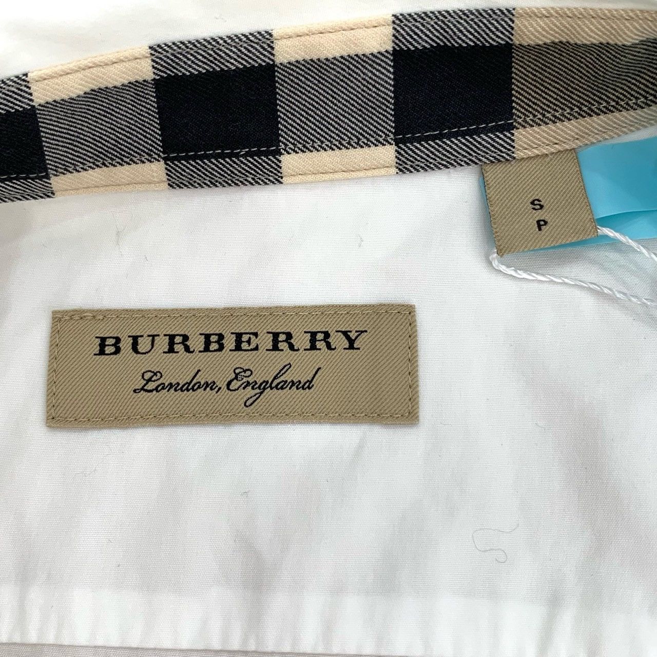Burberry Burberry White Cotton Collared Long Sleeve Shirt K26WX Size US S / EU 44-46 / 1 - 5 Thumbnail