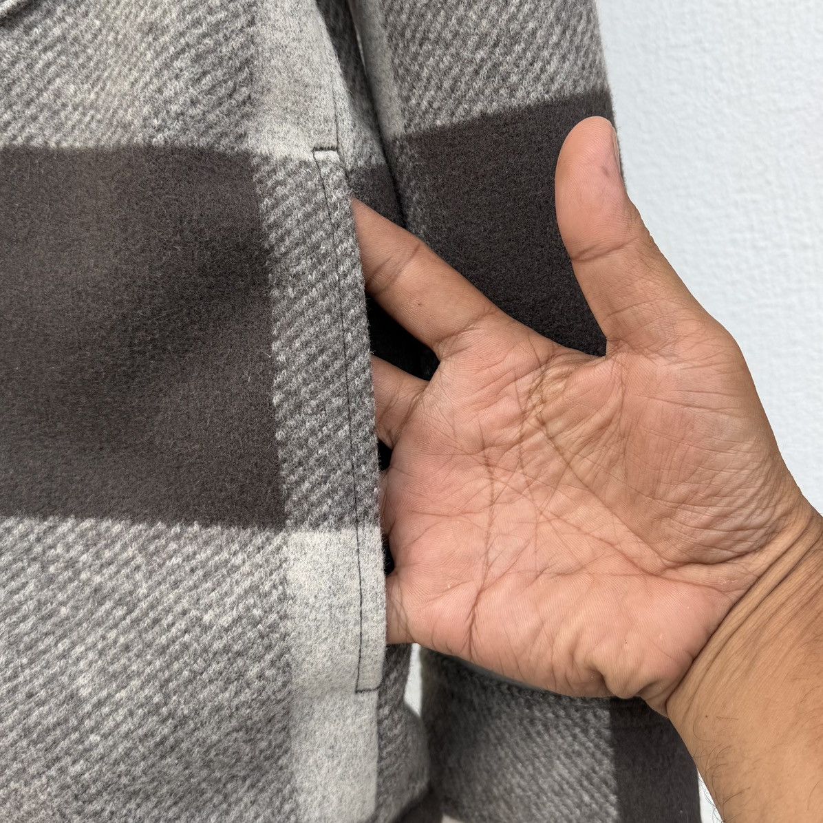 Uniqlo Uniqlo Heavy Wool Flannel Overshirt Buffalo Check Jacket Size US L / EU 52-54 / 3 - 8 Thumbnail