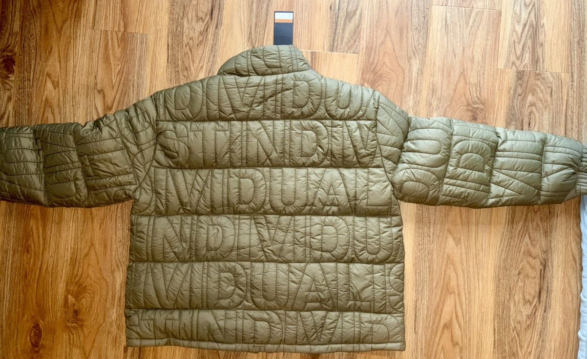 INDIVIDUALIST Individualist, Green puffer large - spell out Size US L / EU 52-54 / 3 - 2 Thumbnail