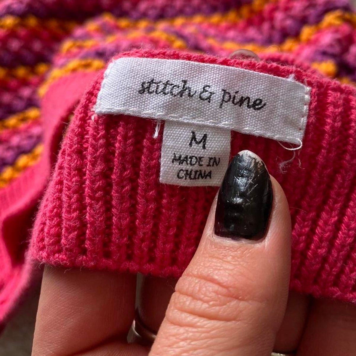 American Stitch Pink knit crop top Size M / US 6-8 / IT 42-44 - 8 Thumbnail