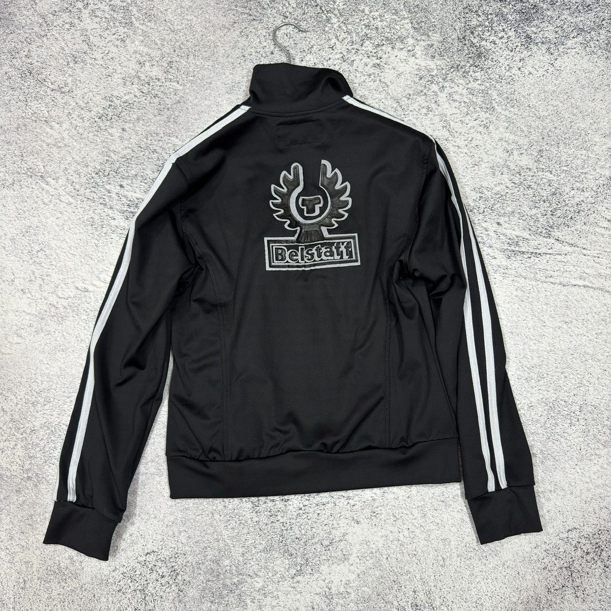 Belstaff × Designer Belstaff Womens Black Taped Track Jacket M size 42 Size M / US 6-8 / IT 42-44 - 7 Thumbnail