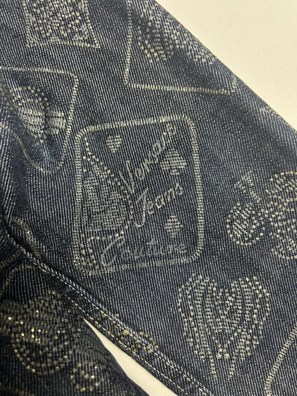 Versace Jeans Couture 00’s Versace Jeans Couture Casino Denim Jacket Size S / US 4 / IT 40 - 3 Thumbnail