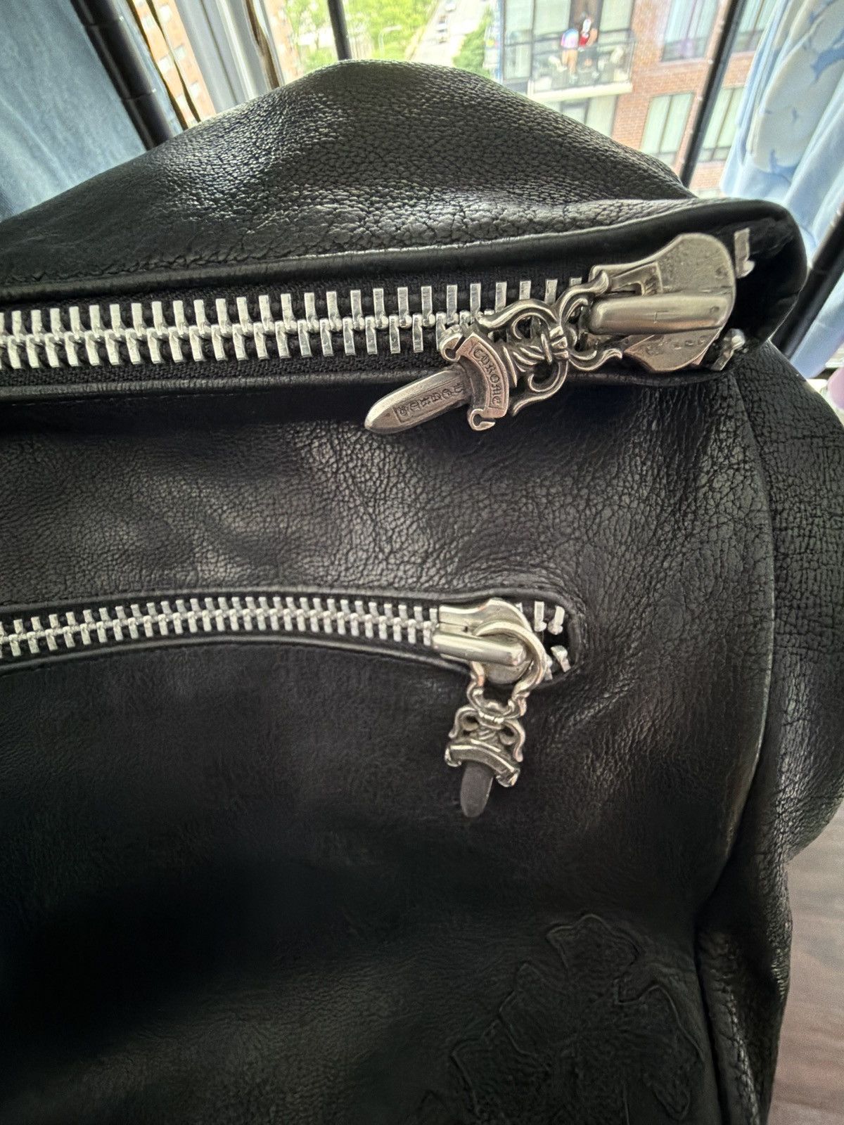 Chrome Hearts Chrome Hearts Baby Fat Cross Patch Black Crossbody Bag Size ONE SIZE - 9 Thumbnail