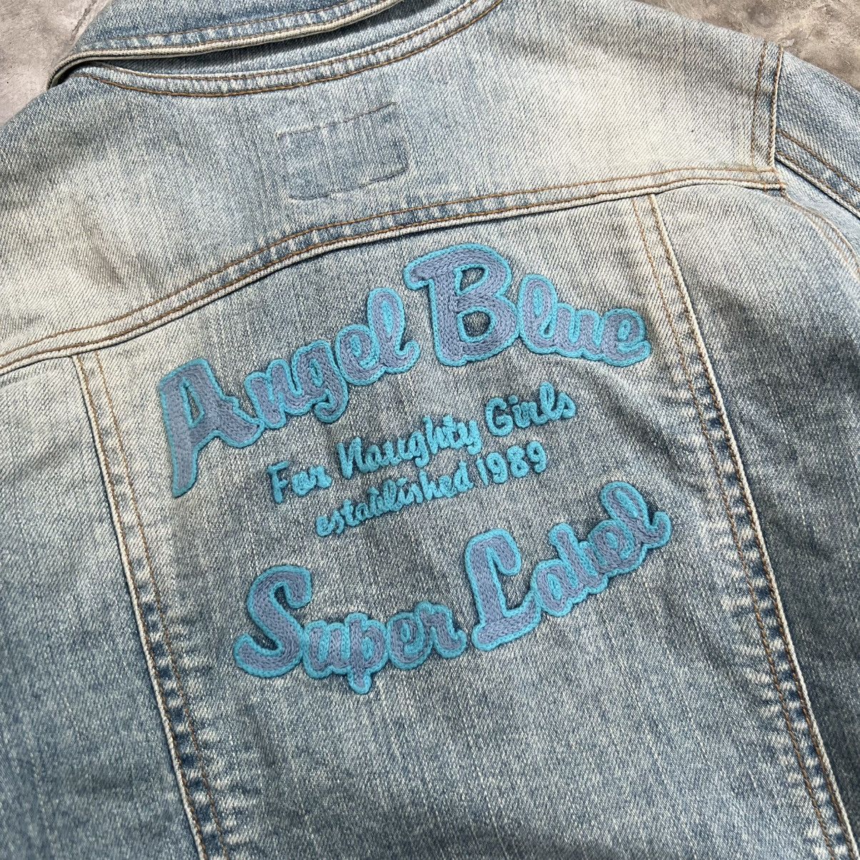 Hysteric Glamour 2000s Angle Blue Super Label Denim Jacket Size US XS / EU 42 / 0 - 3 Thumbnail