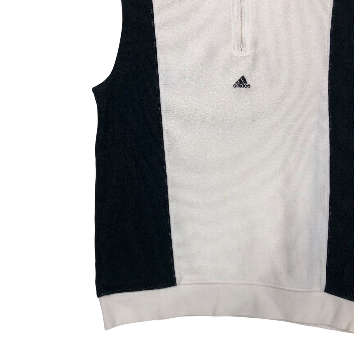 Adidas × Japanese Brand Adidas Sleeveless Jumper Sweatshirt Half Zip Rare Small Size US S / EU 44-46 / 1 - 3 Thumbnail