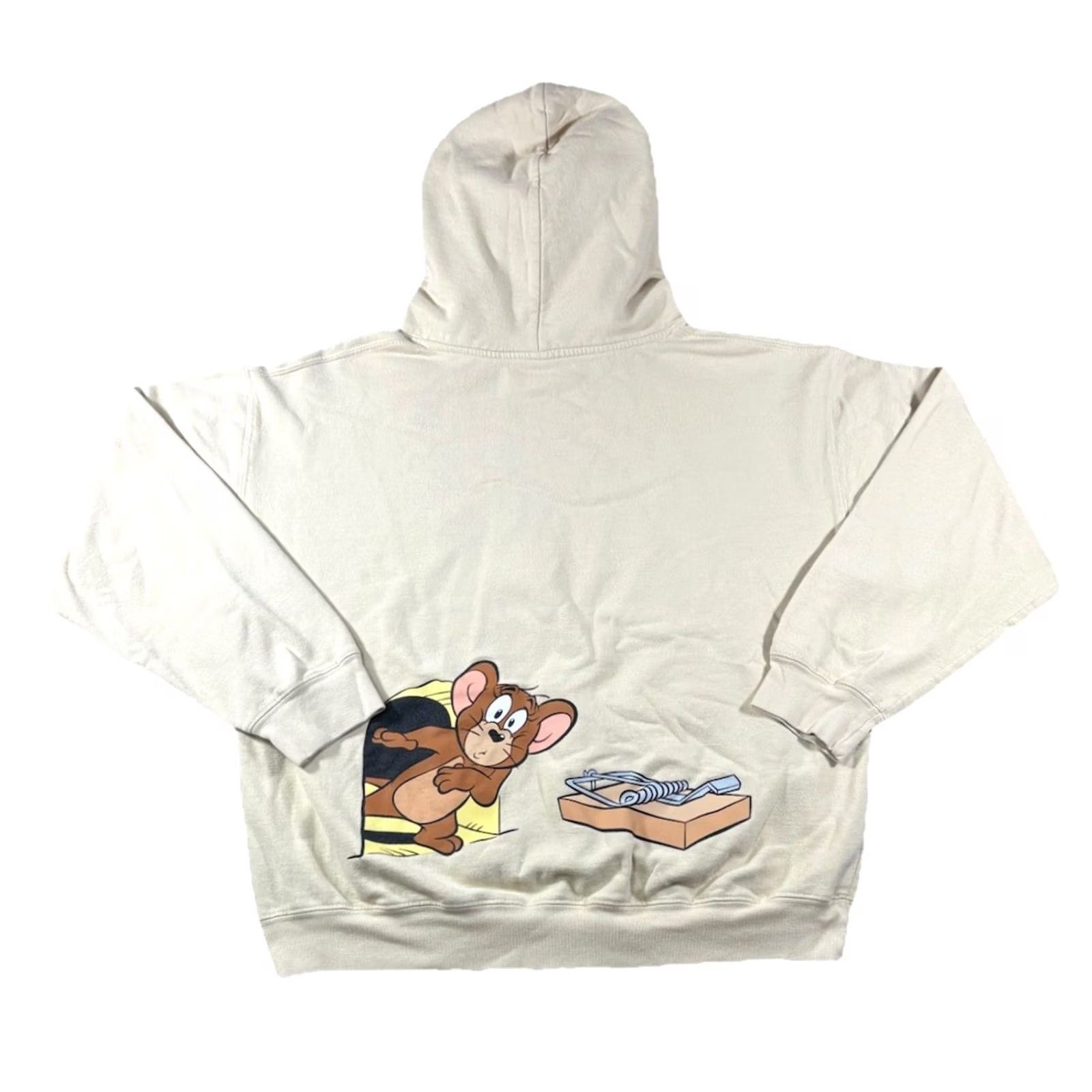 Doublet VINTAGE Tom And Jerry Hoodie Sweatshirt Tan • Adult Size Large Size US L / EU 52-54 / 3 - 2 Thumbnail