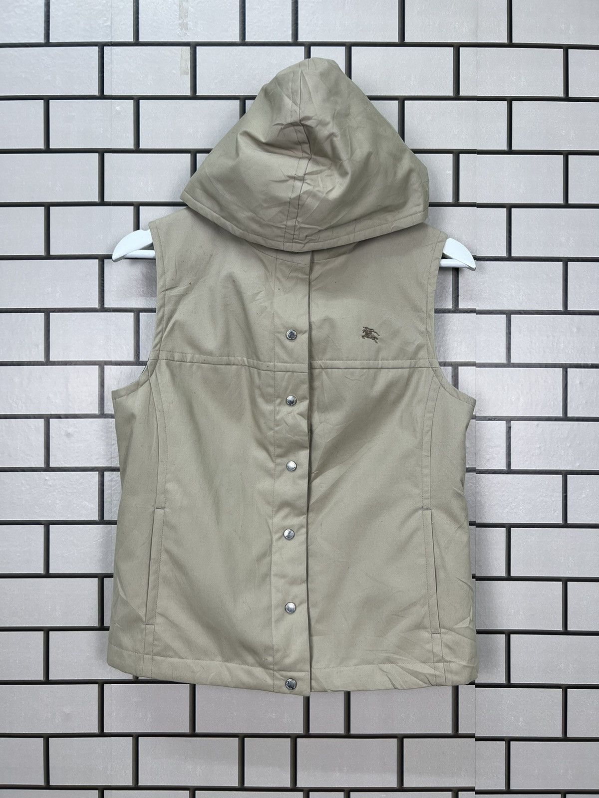 Vintage Burberry London Blue Label Vest Jacket