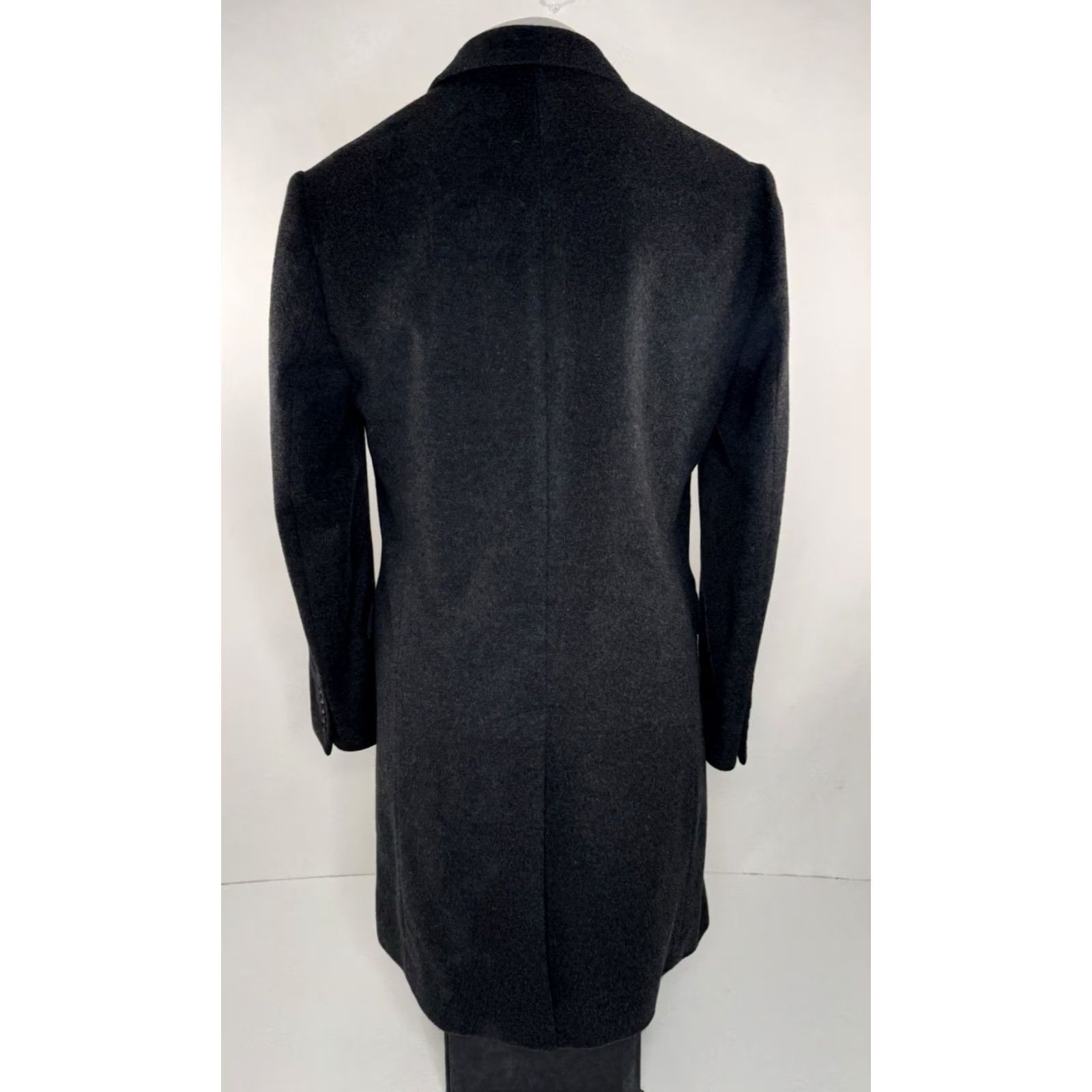 J.Crew J.CREW / LUDLOW CASHMERE Blend Overcoat 38 Short Jacket - EXCELLENT Shirt Mens 38 Dark Gray Cashmere Blend 90s Field ZZ Size US 38 / EU 54 - 3 Thumbnail