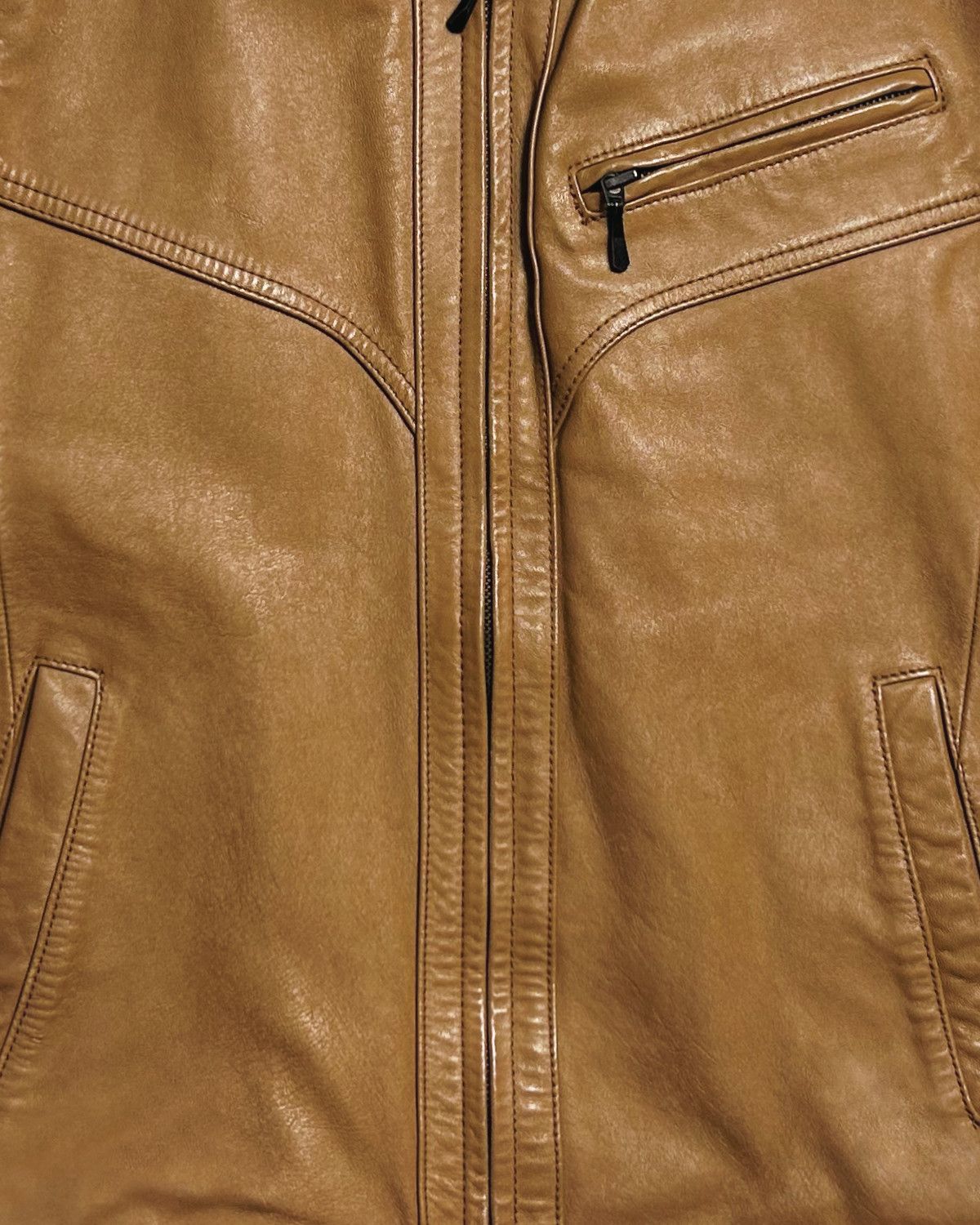 Katharine Hamnett London Katharine Hamnett, Leather Biker Jacket Size US M / EU 48-50 / 2 - 4 Thumbnail