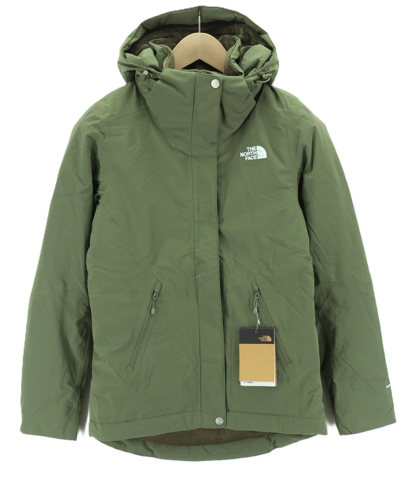 The North Face INLUX XS Hooded Green Waterproof Lined Jacket 79736 Size XS / US 0-2 / IT 36-38 - 1 Thumbnail