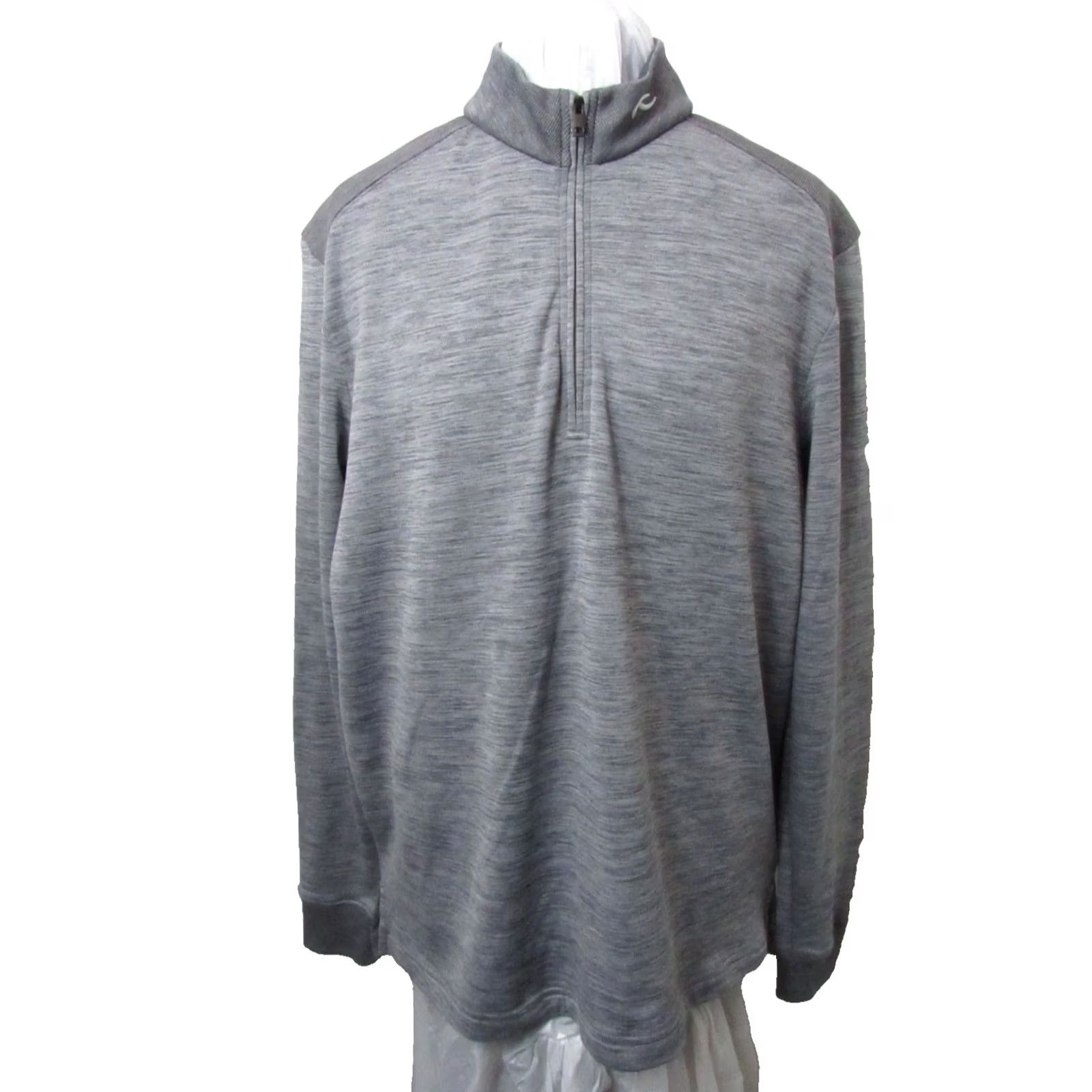 KJUS KJUS Liam Techwool 1/4 Zip Pullover Gray Men Large Sweatshirt Golf Performance Pullover Size US L / EU 52-54 / 3 - 2 Thumbnail