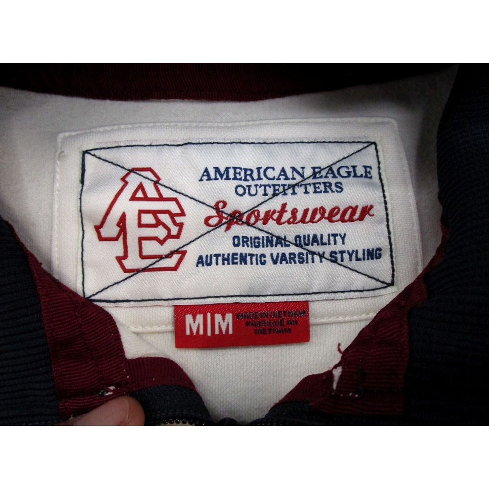 American Eagle Outfitters American Eagle Outfitters Jacket Mens Size M Full Zip Track Sweater AE Eagle Y2K Size US M / EU 48-50 / 2 - 2 Thumbnail