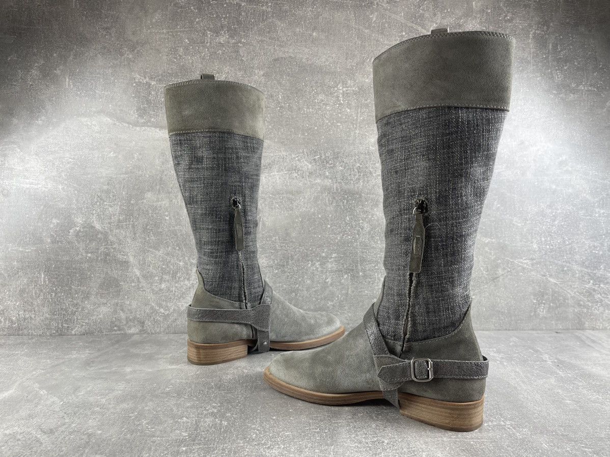 Brunello Cucinelli Brunello Cucinelli Tall Riding Archive Suede Riding Boots Size US 7 / IT 37 - 6 Thumbnail